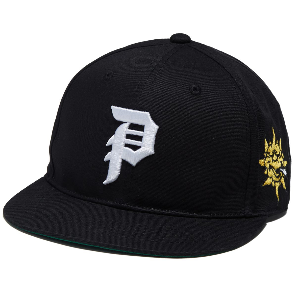 Primitive Burnt Snapback Hat - Black image 1