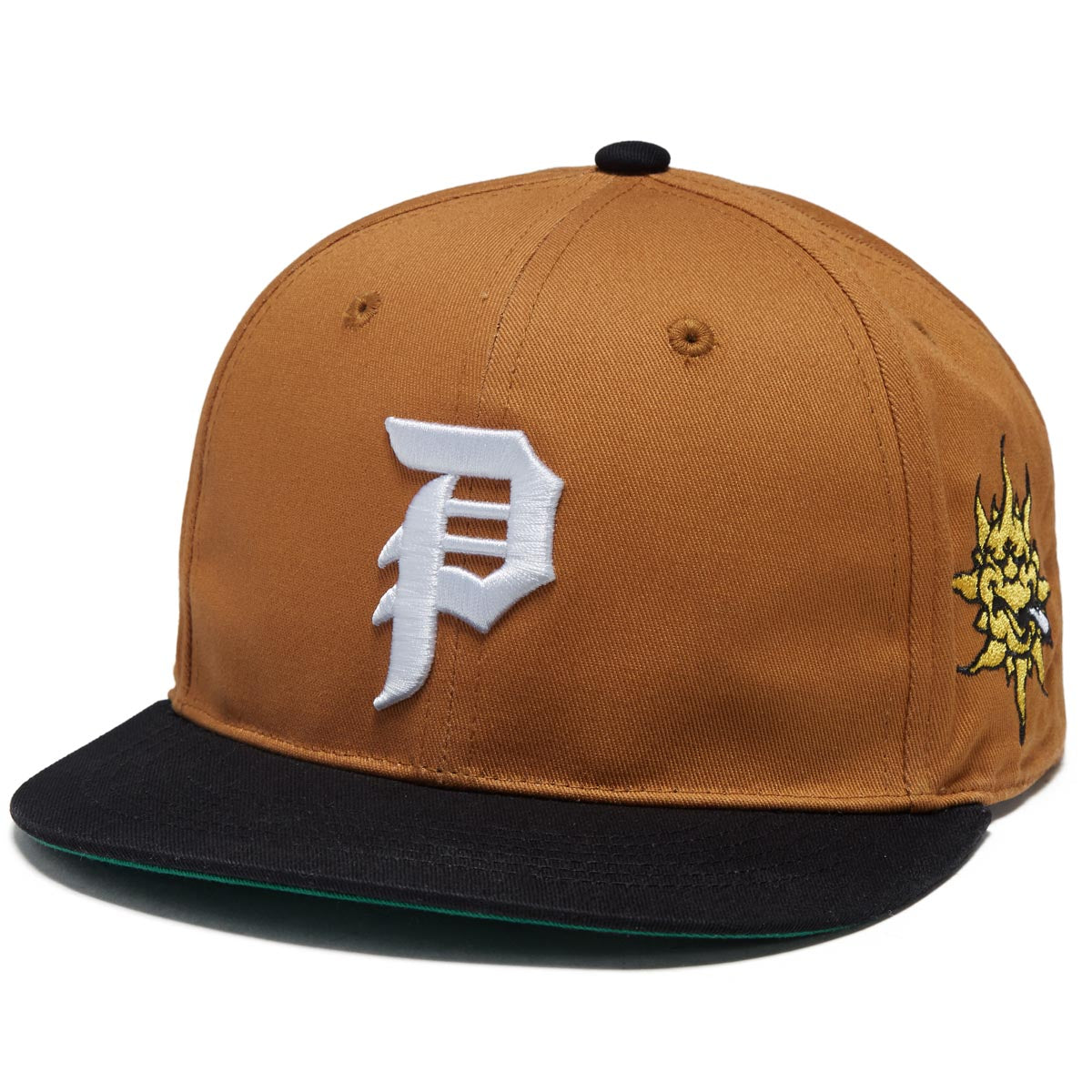 Primitive Burnt Snapback Hat - Brown image 1