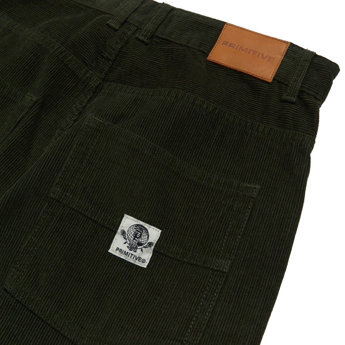 Primitive Mason Carpenter Cords Pants - Olive image 3