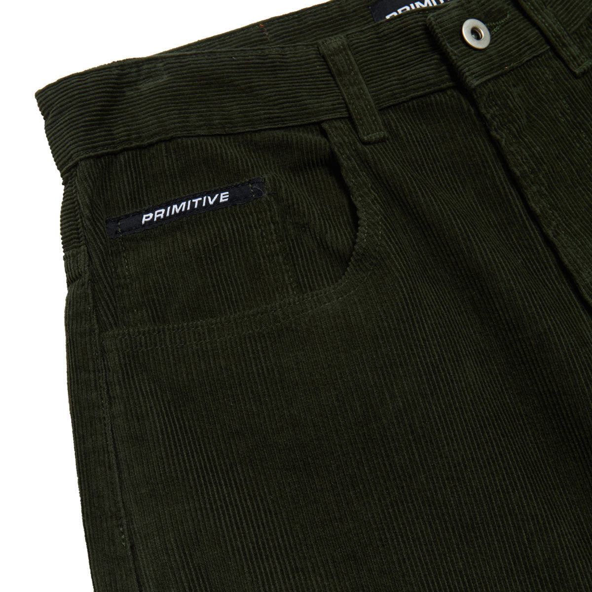 Primitive Mason Carpenter Cords Pants - Olive image 4