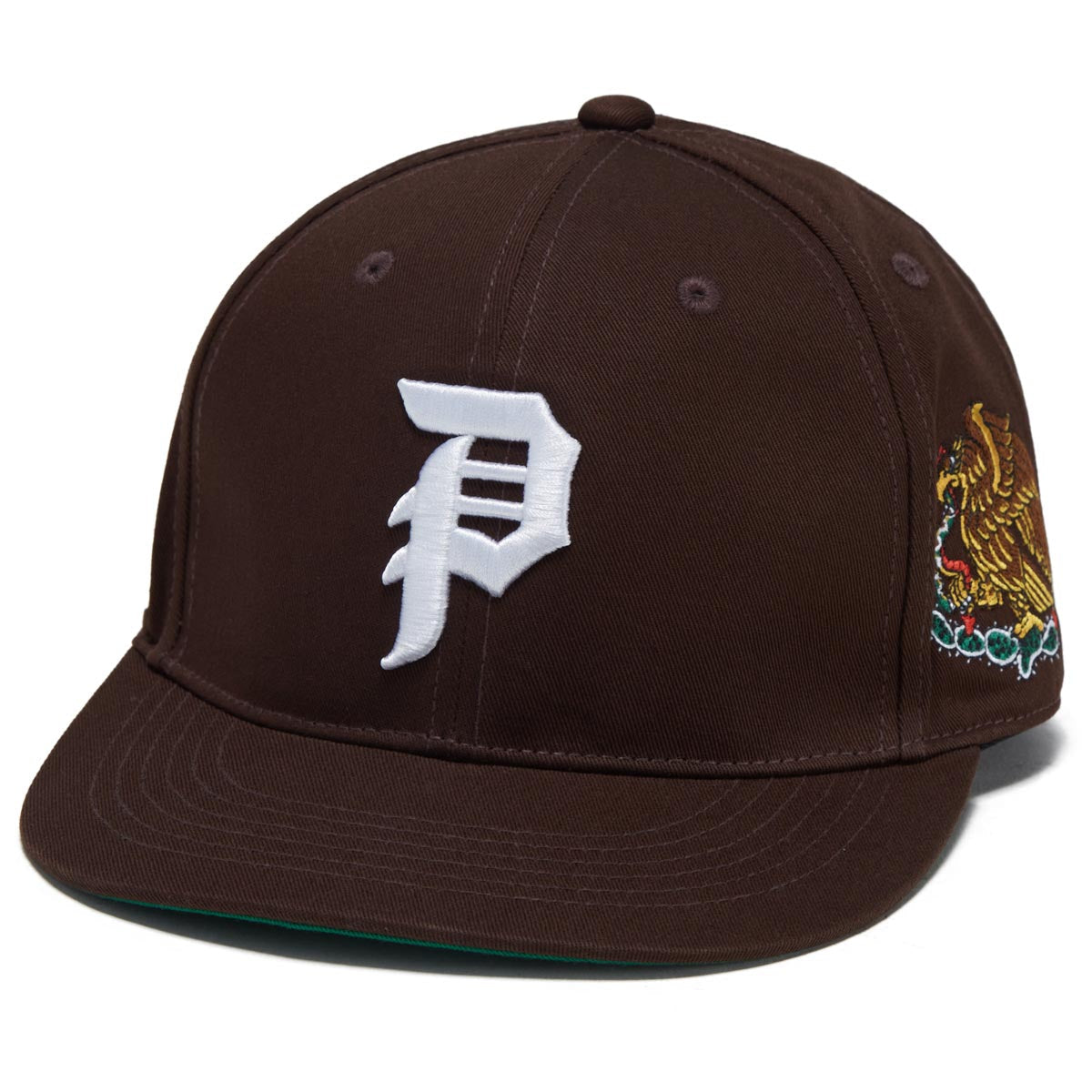 Primitive Por Vida Snapback Hat - Brown image 1