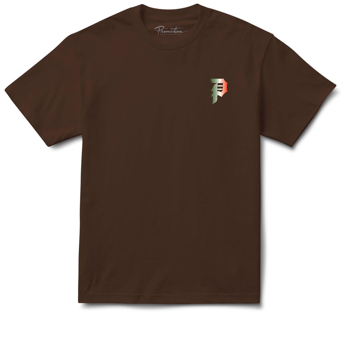 Primitive Por Vida Heavyweight T-Shirt - Brown image 2