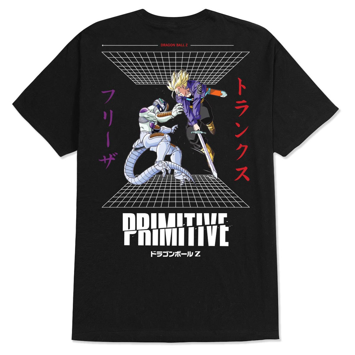 Primitive x Dragon Ball Z Timeline T-Shirt - Black image 1