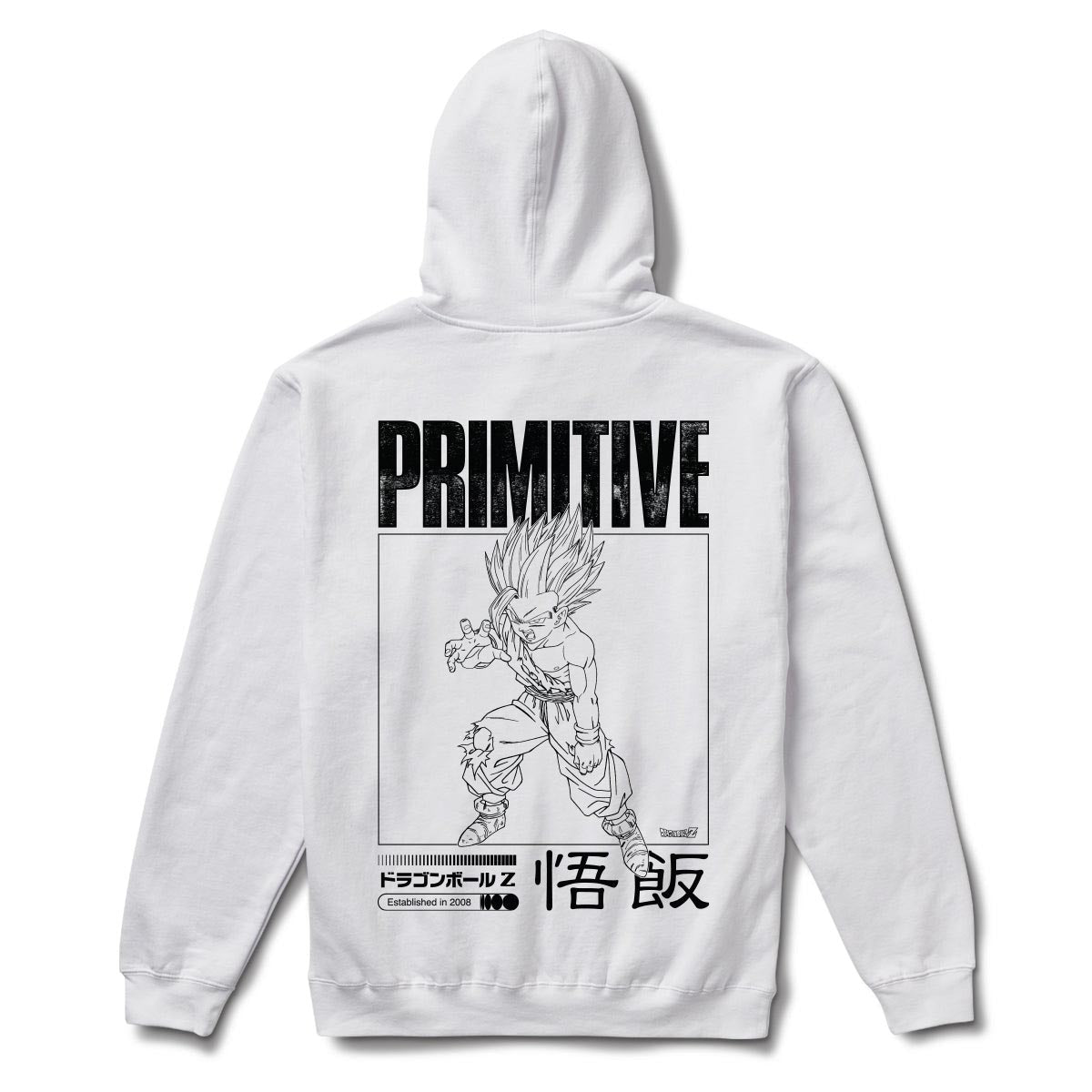 Primitive x Dragon Ball Z Vegeance Hoodie - White image 1