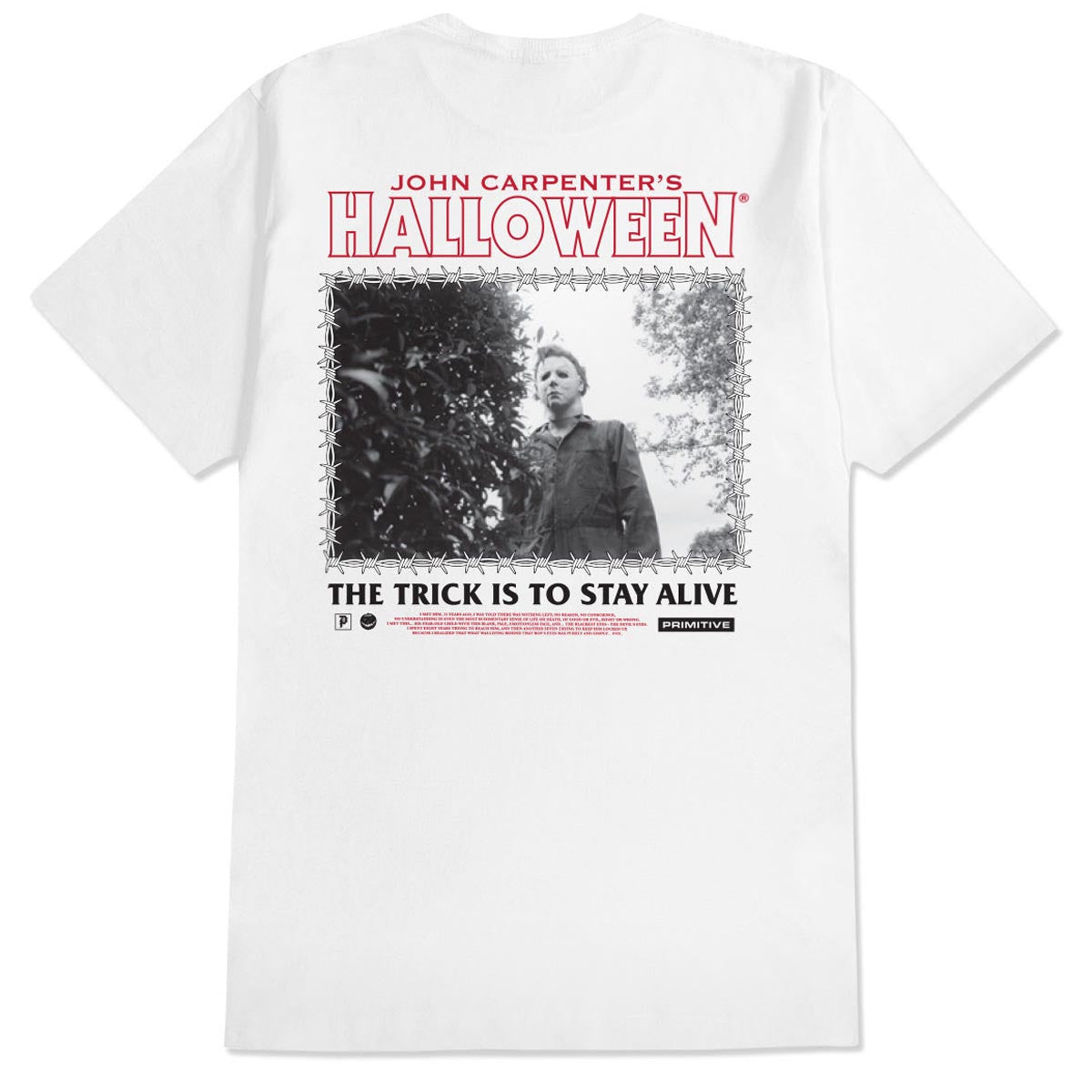 Primitive x Halloween Stay Alive T-Shirt - White image 1