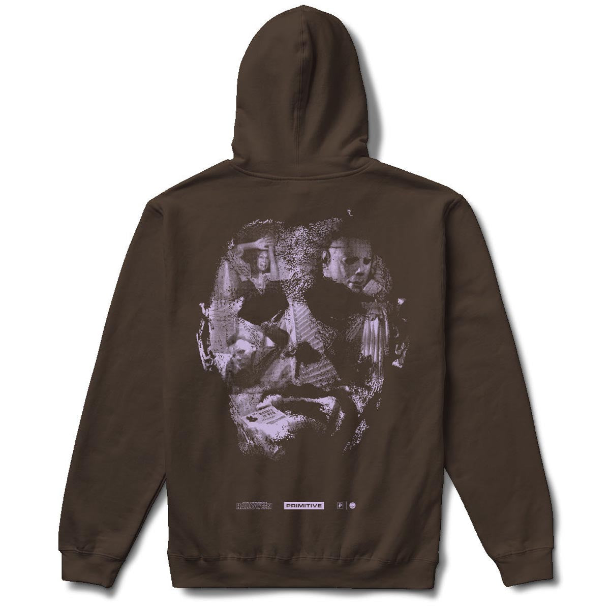 Primitive x Halloween Scenes Hoodie - Brown image 1