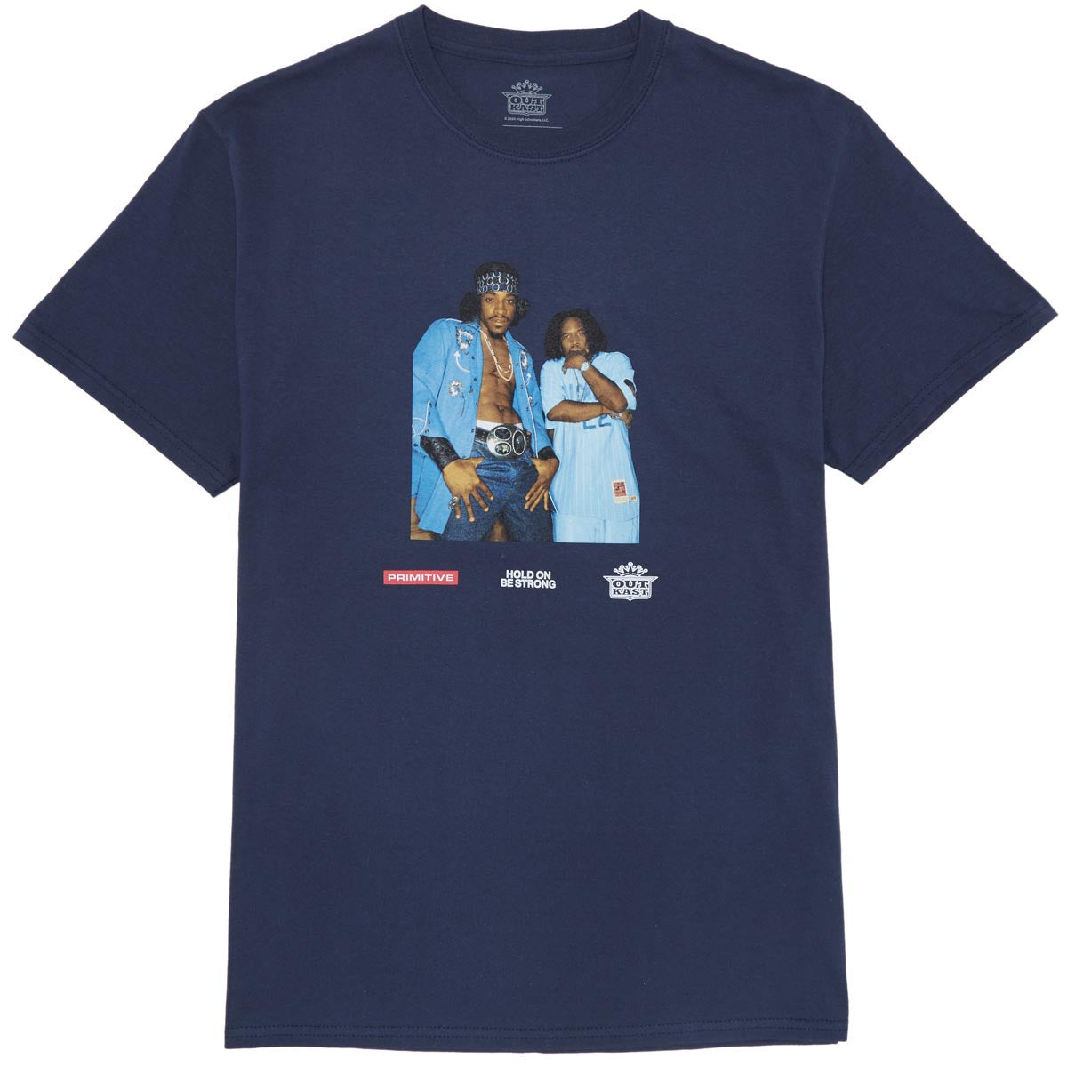 Primitive x Outkast Hold On T-Shirt - Navy image 1