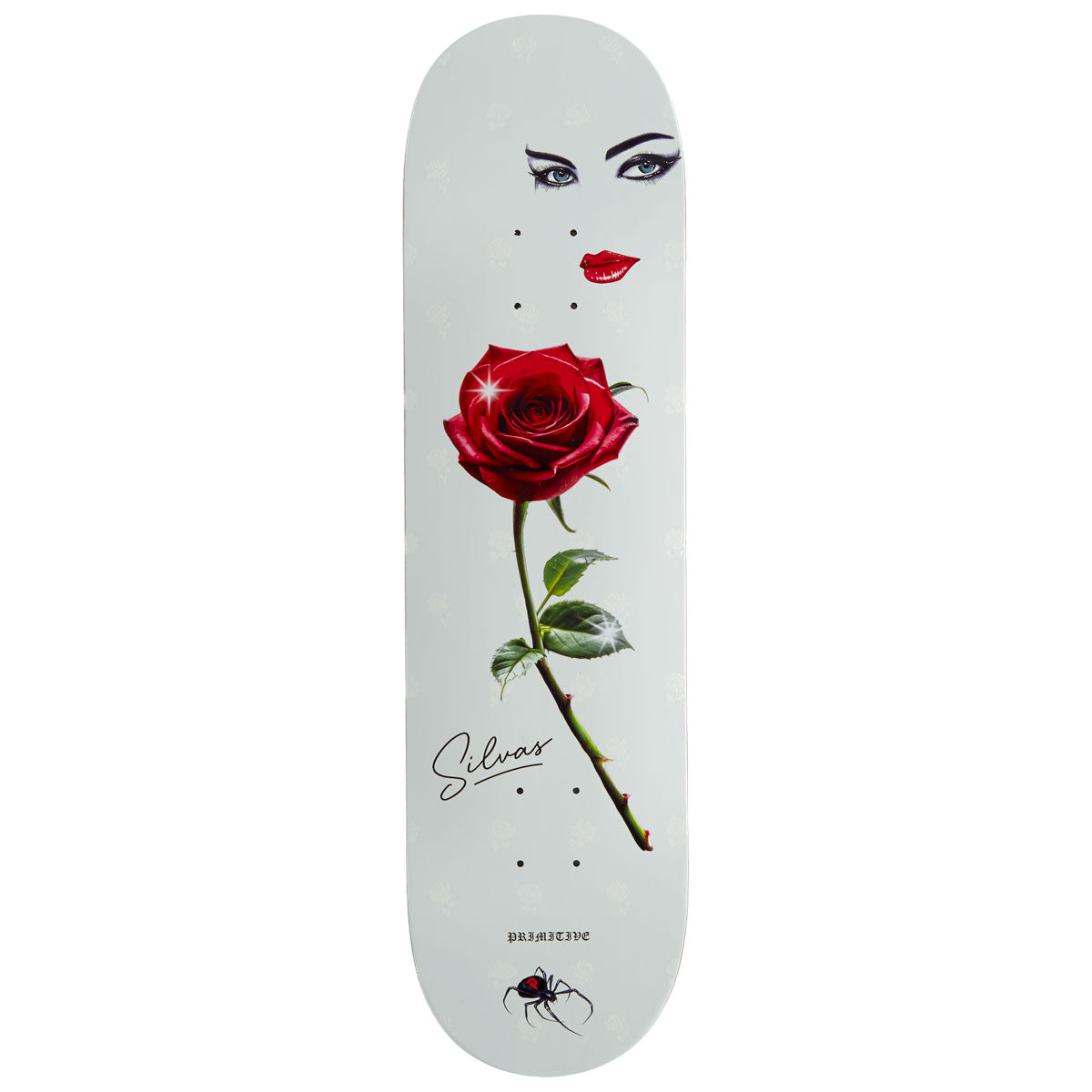 Primitive Silvas Crush Skateboard Deck - White - 8.25