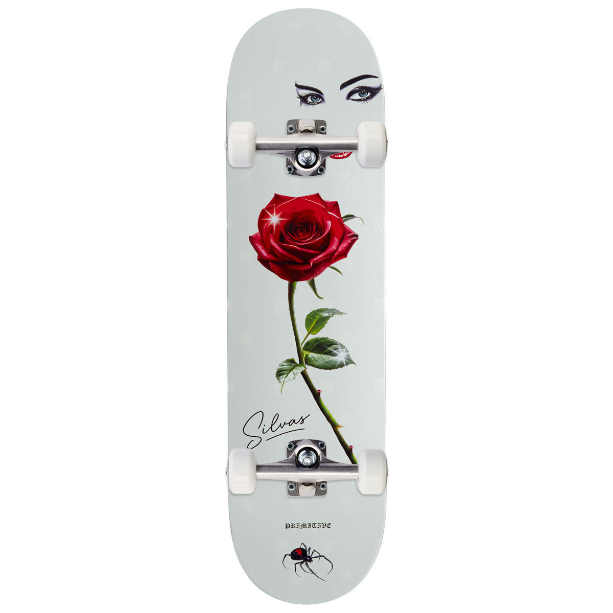 Primitive Silvas Crush Skateboard Complete - White - 8.25