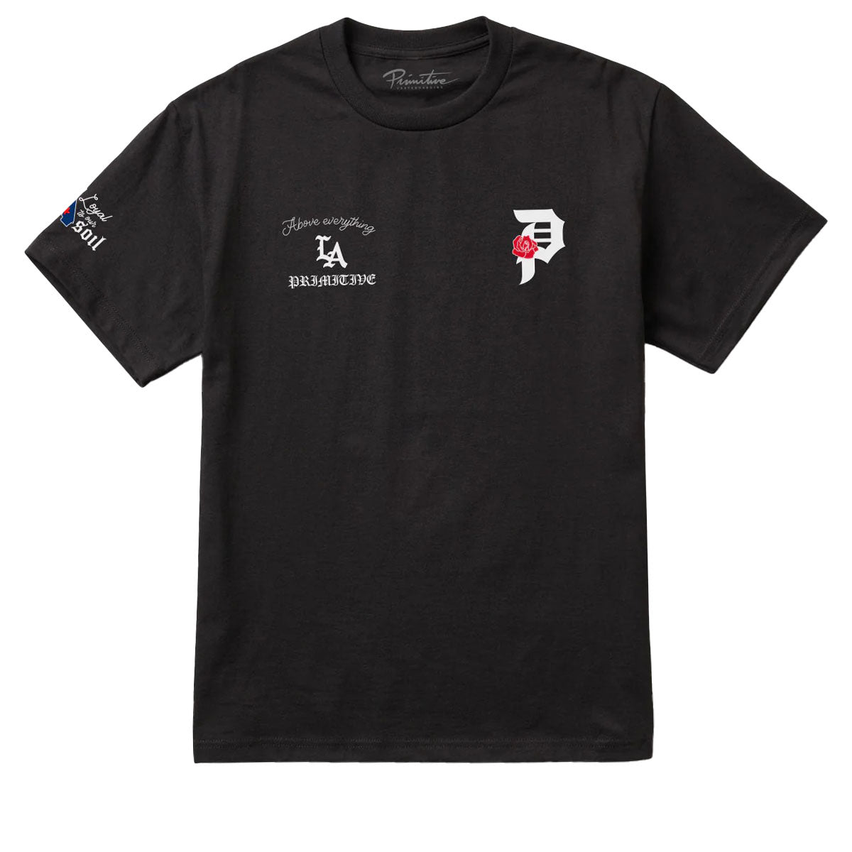 Primitive x Dodgers Champs T-Shirt - Black image 1