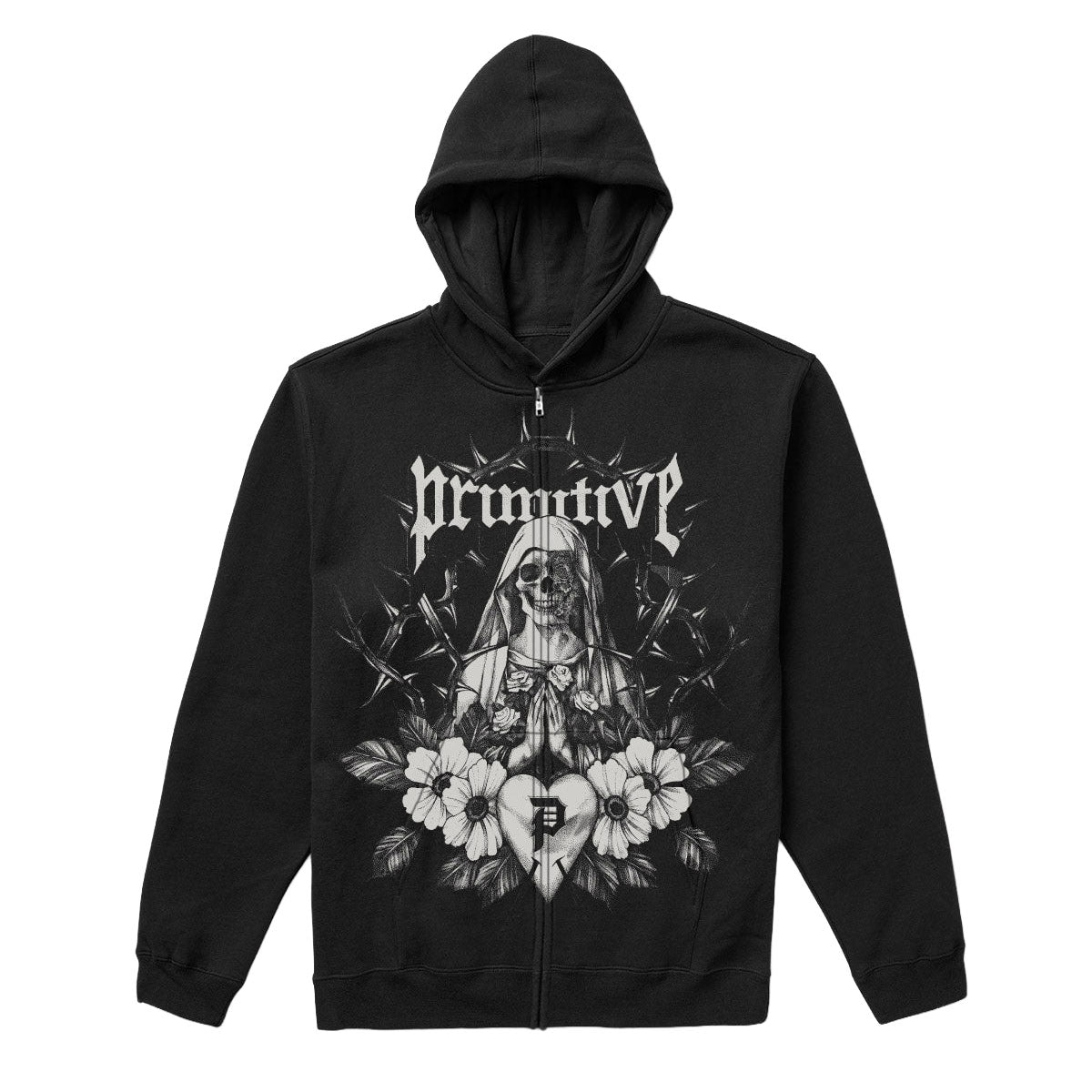 Primitive After Zip Hoodie - Black image 1