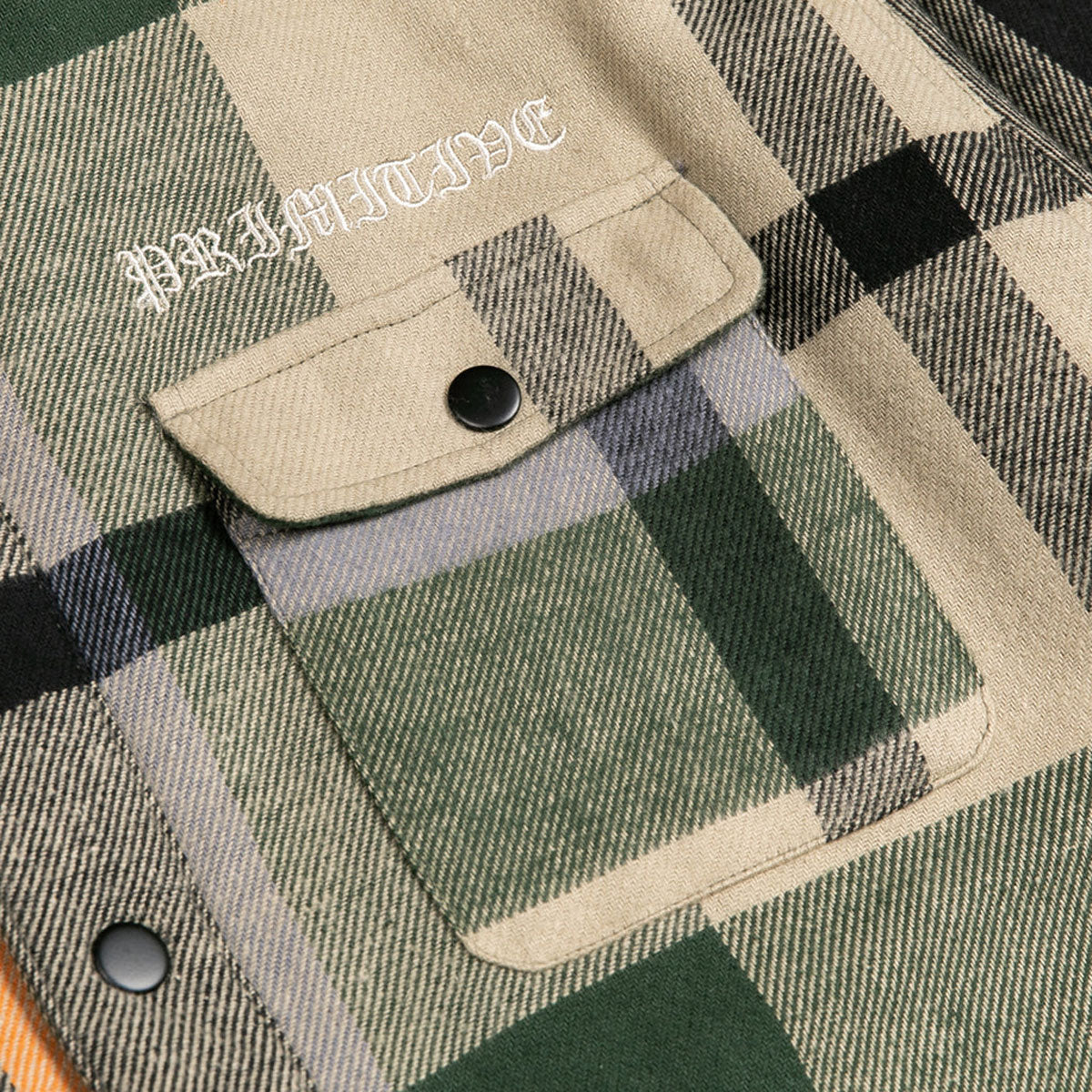 Primitive Circuit Flannel Jacket - Khaki image 5