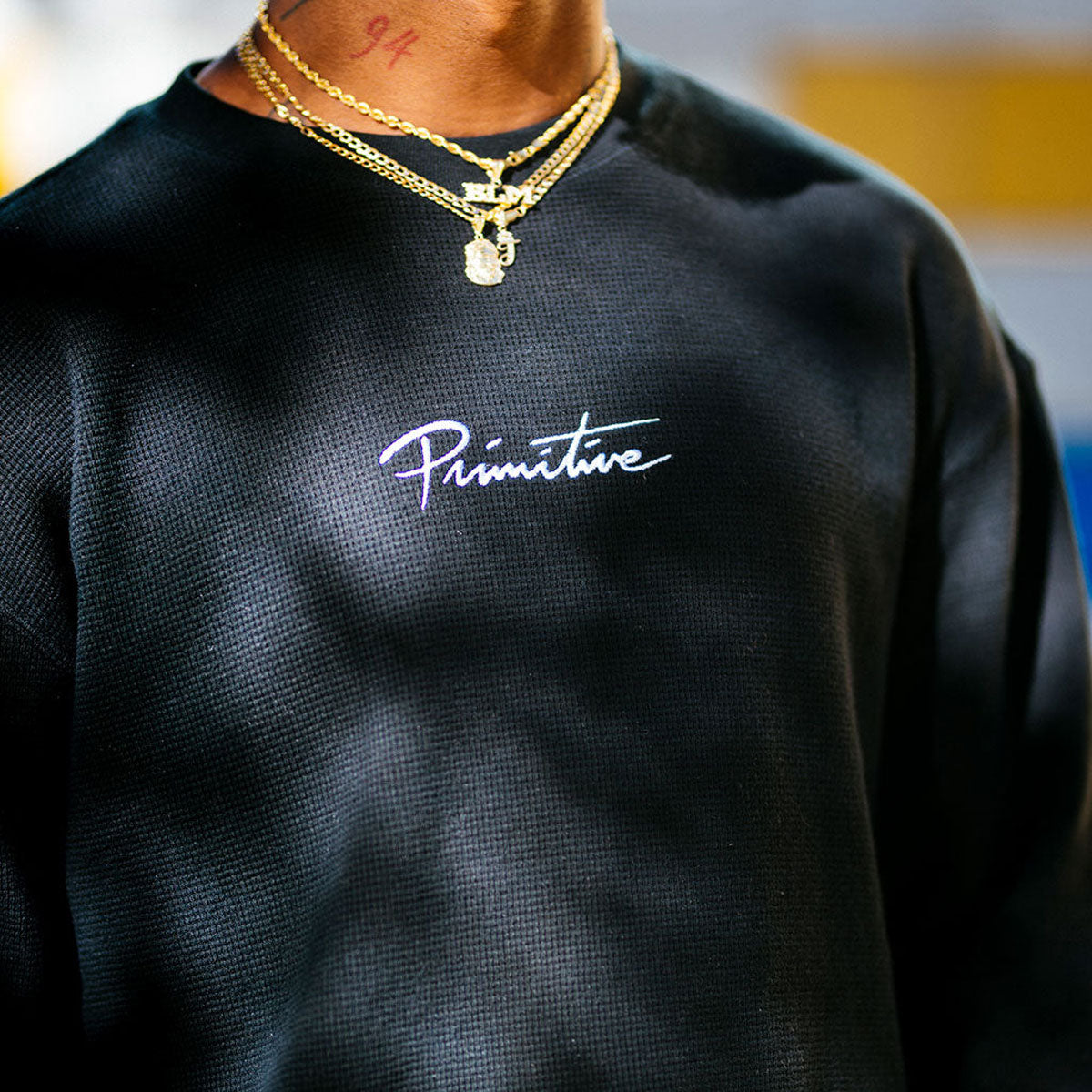 Primitive Nuevo Long Sleeve Thermal Shirt - Black image 2