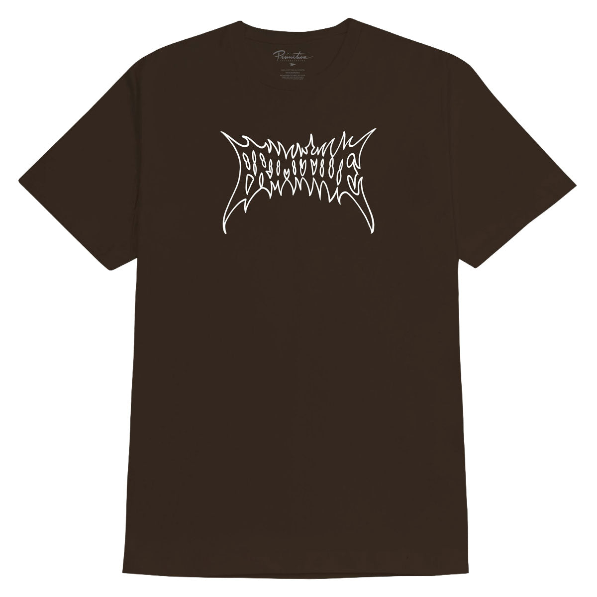 Primitive Threat T-Shirt - Brown image 1