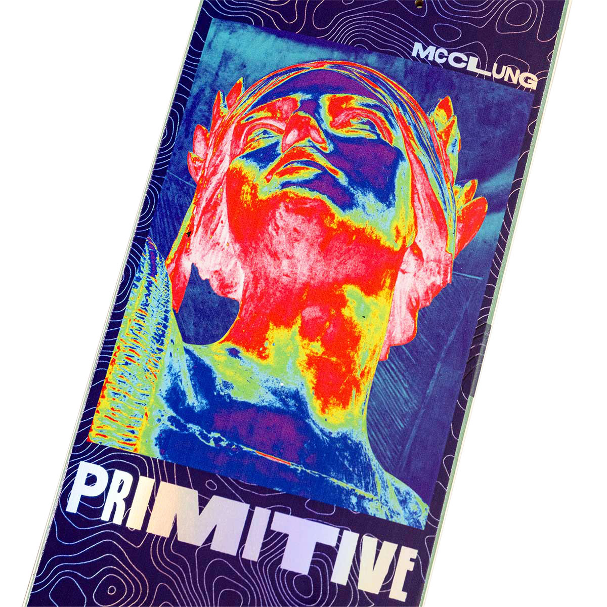 Primitive McClung Olympus Skateboard Deck - Purple - 8.00
