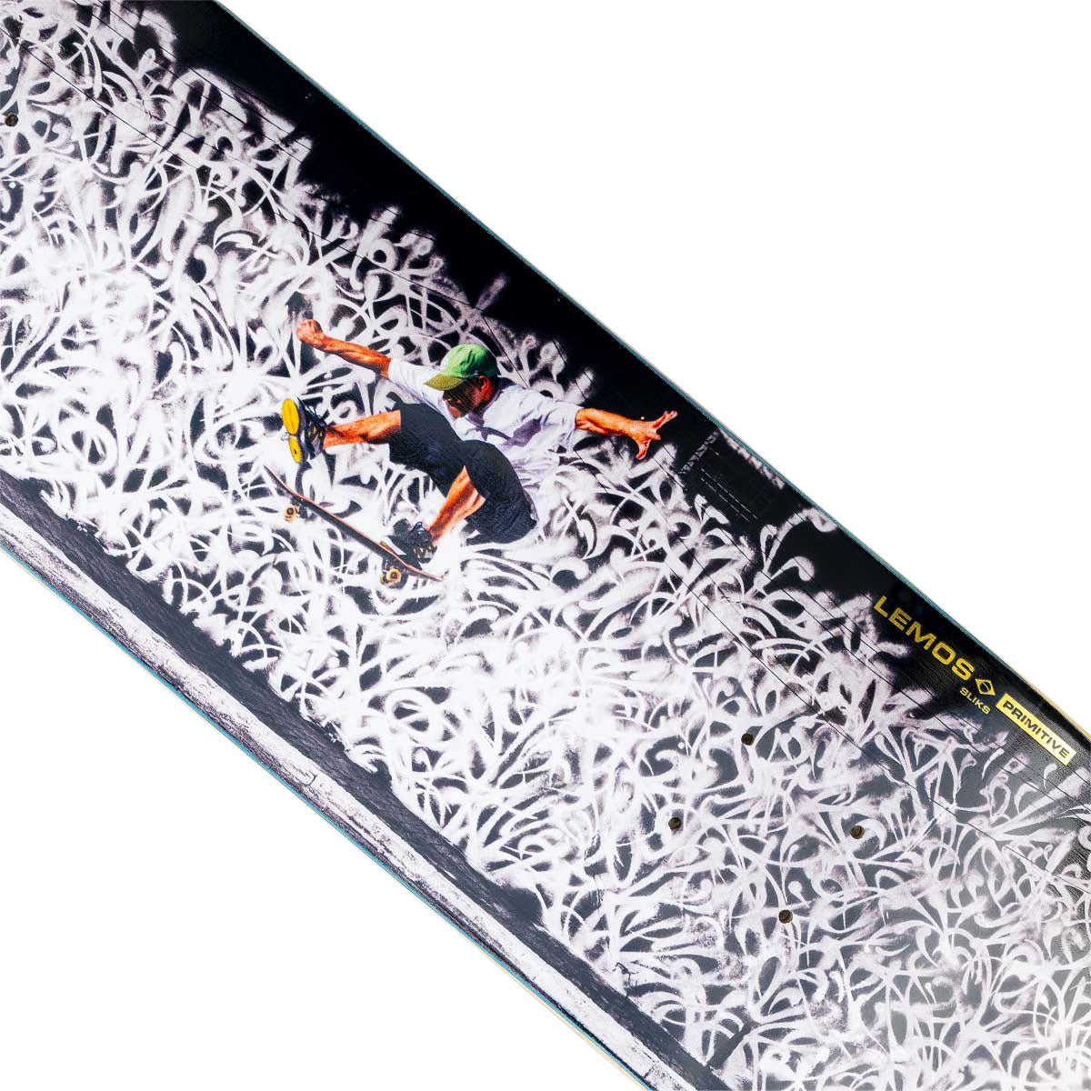 Primitive Lemos Sliks Wall Skateboard Deck - Multi - 8.25