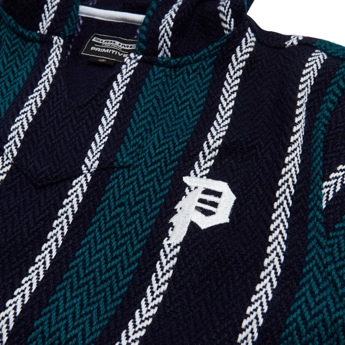 Primitive x Sublime Vibrations Baja Poncho - Blue image 4