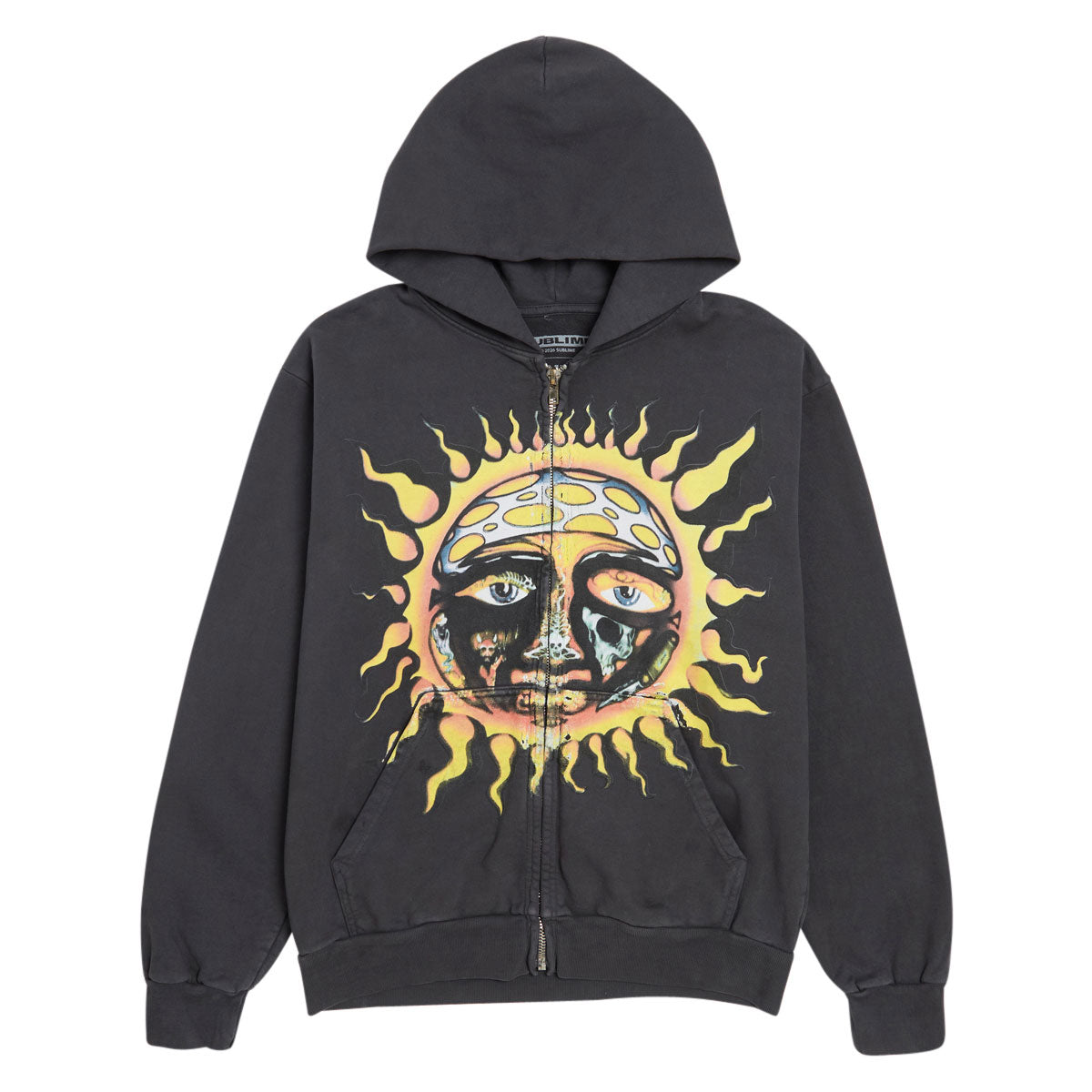 Primitive x Sublime Rise Zip Hoodie - Black image 1