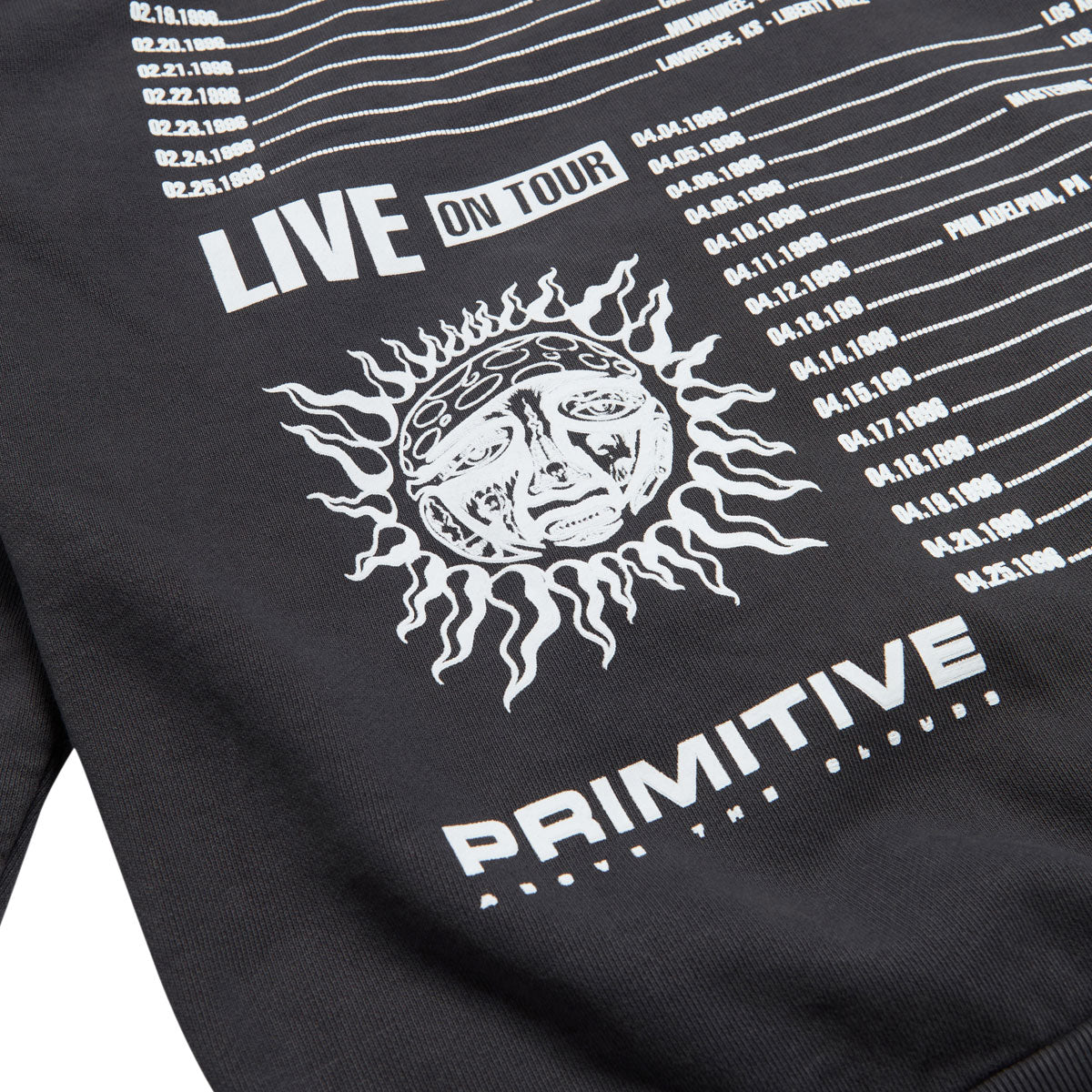 Primitive x Sublime Rise Zip Hoodie - Black image 5