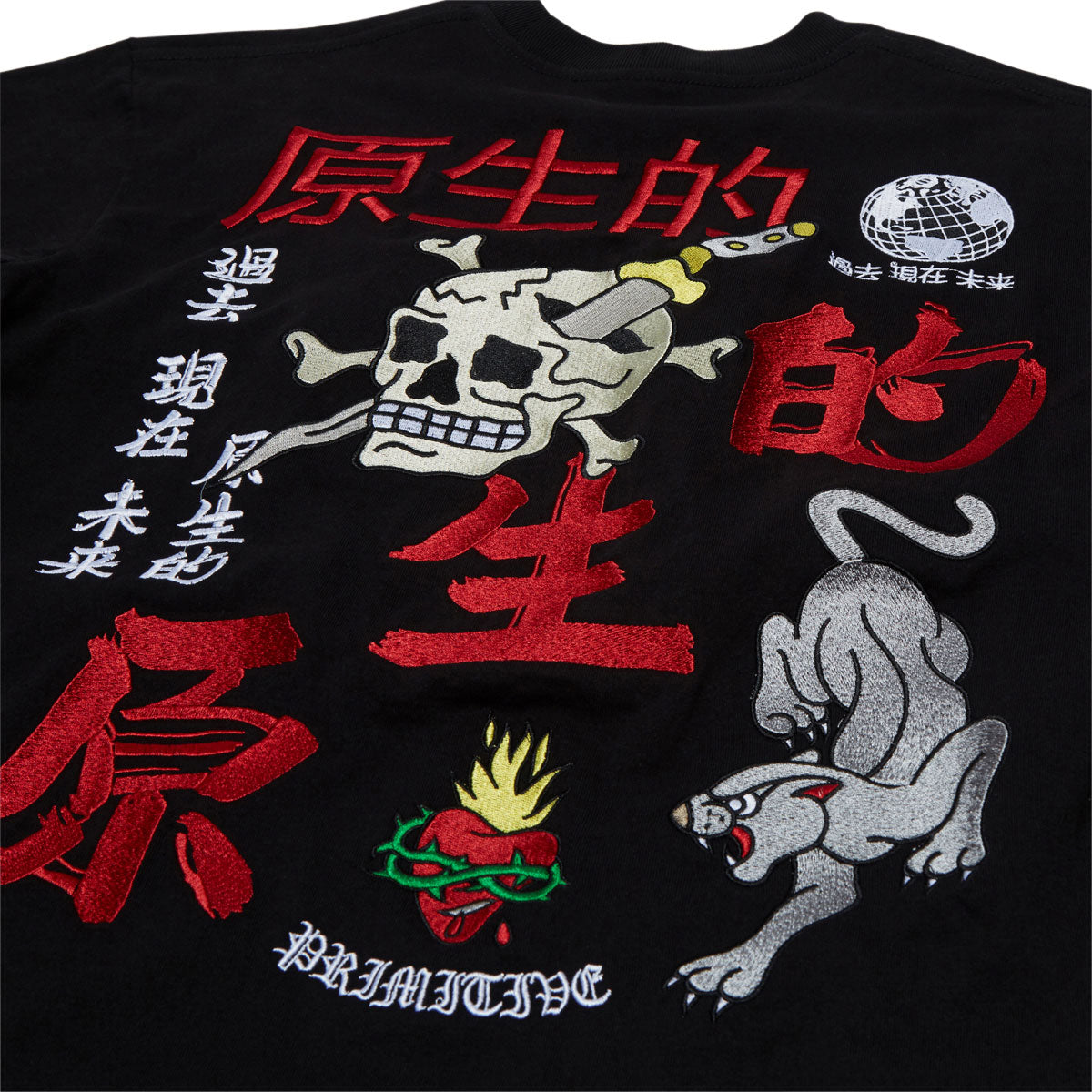 Primitive Outsider T-Shirt - Black image 3