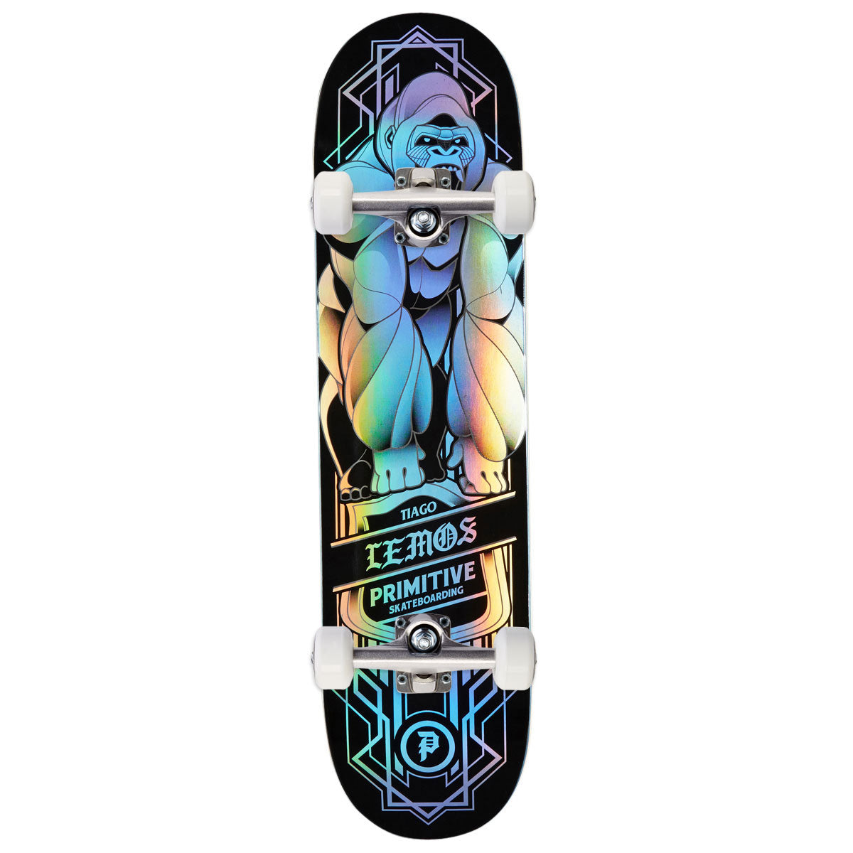 Primitive Lemos Gorilla Spectra Skateboard Complete - Black - 8.00
