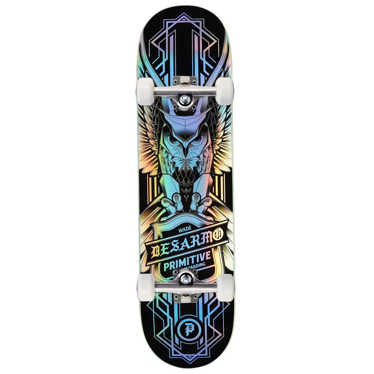 Primitive Desarmo Owl Spectra Skateboard Complete - Black - 8.125