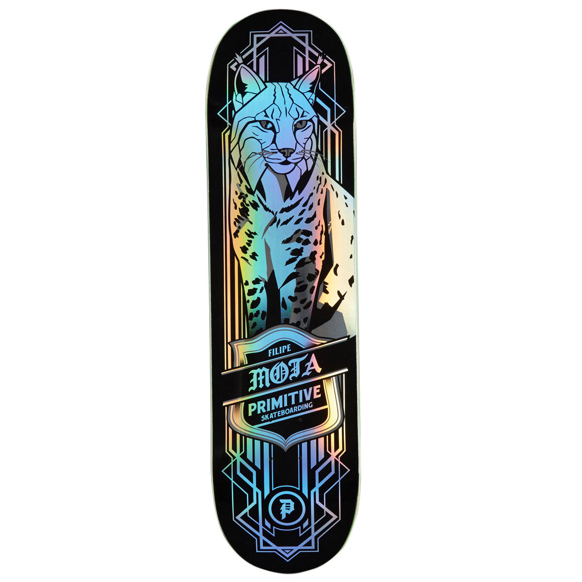 Primitive Mota Lynx Spectra Skateboard Deck - Black - 8.25