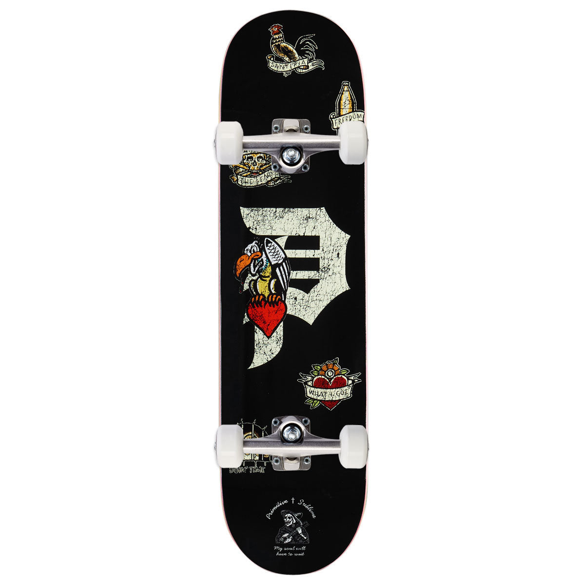 Primitive x Sublime Freedom Skateboard Complete - Black - 8.125