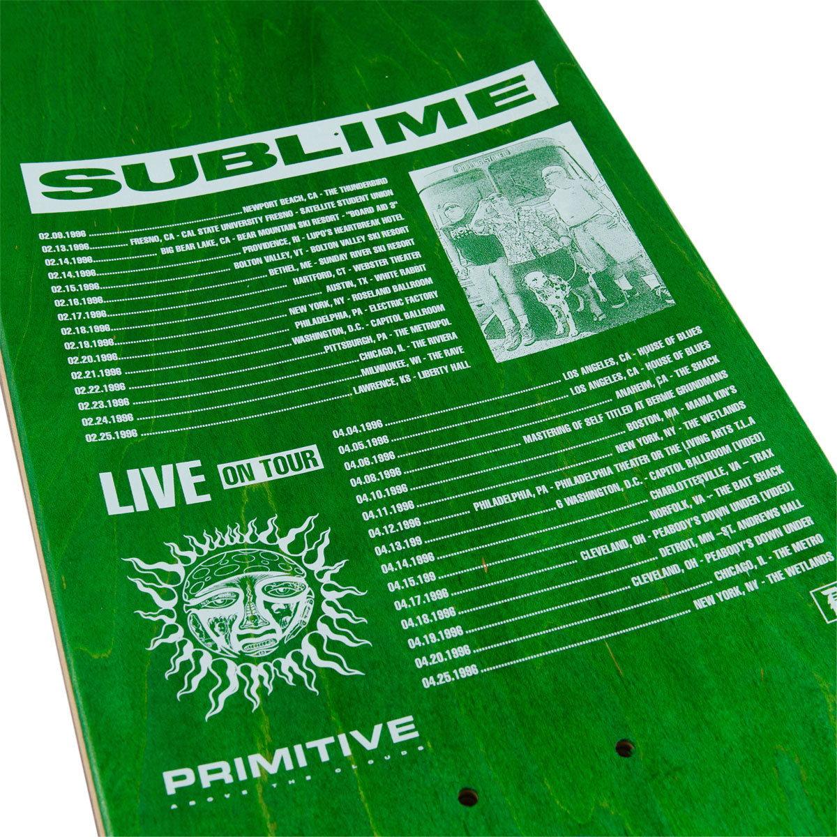 Primitive x Sublime Rise Skateboard Deck - Multi - 8.50