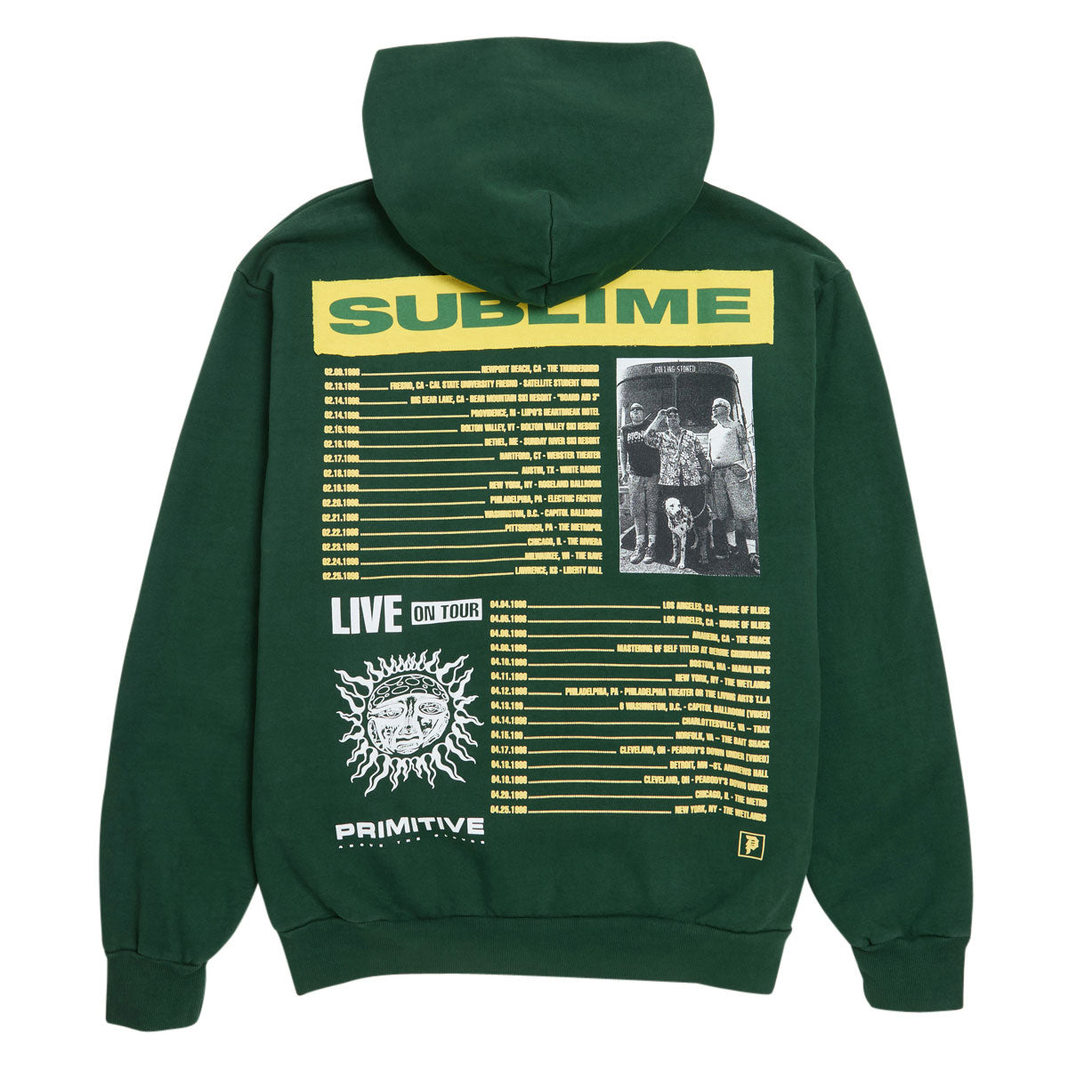 Primitive x Sublime Rise Zip Hoodie - Forest Green image 2