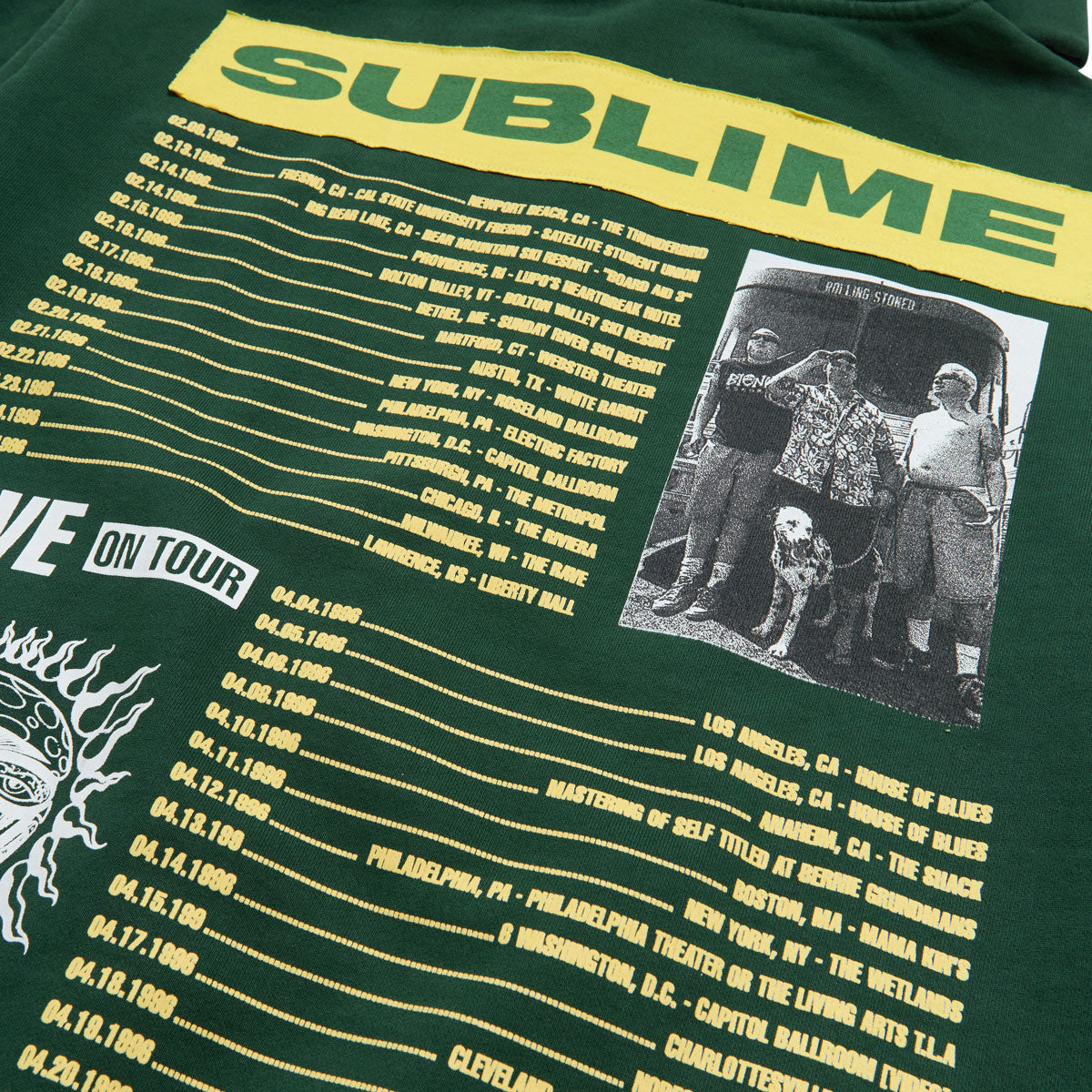 Primitive x Sublime Rise Zip Hoodie - Forest Green image 4