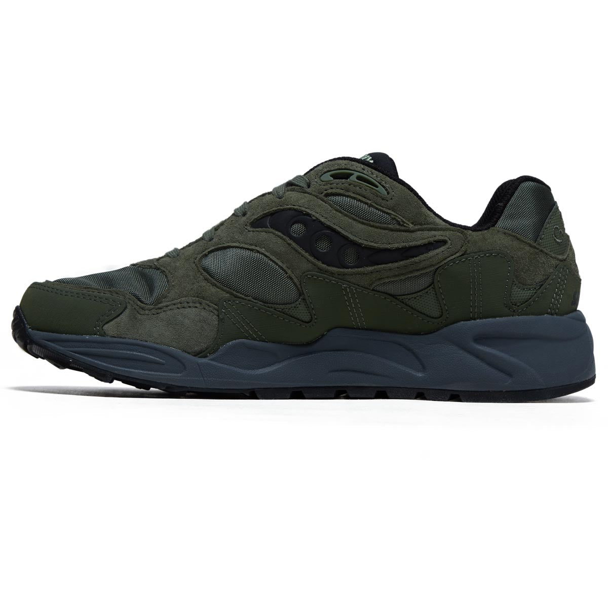 Saucony Grid Shadow 2 Shoes - Forest/Black image 2