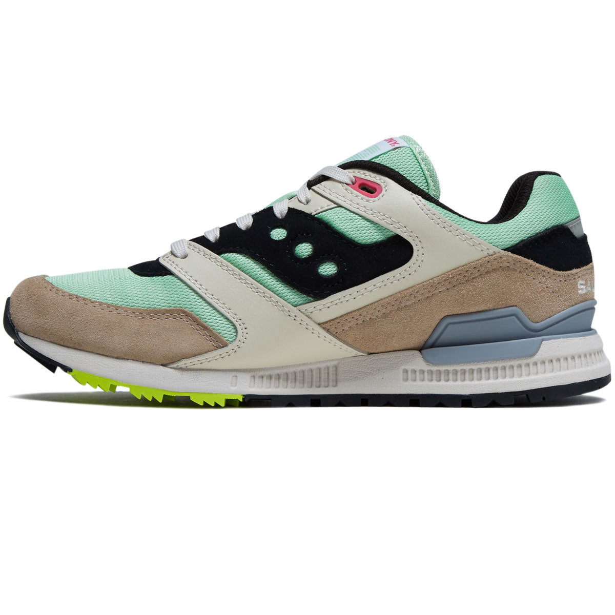 Saucony Courageous Shoes - Light Green/Tan image 2