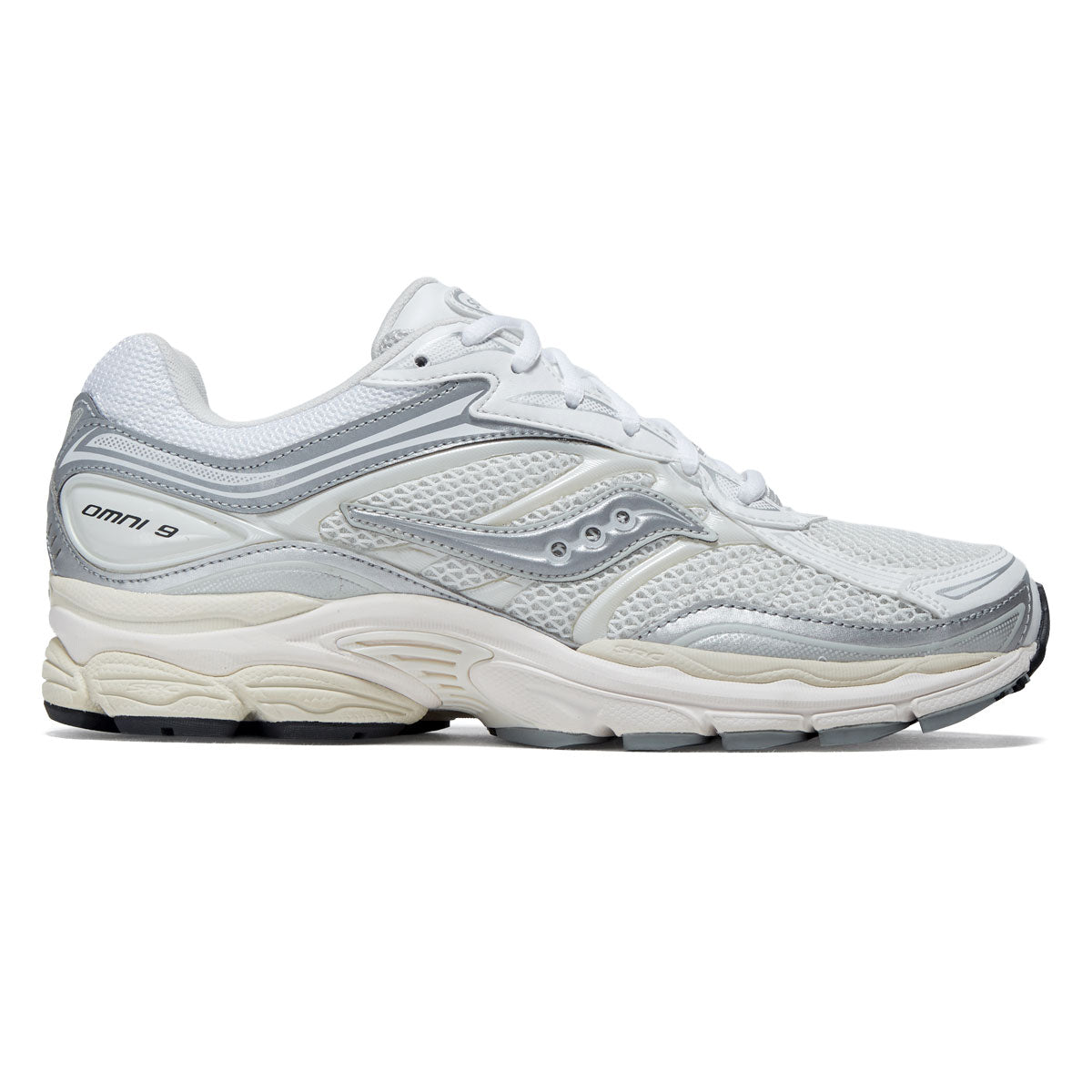Saucony Progrid Omni 9 Shoes - White/Silver image 1