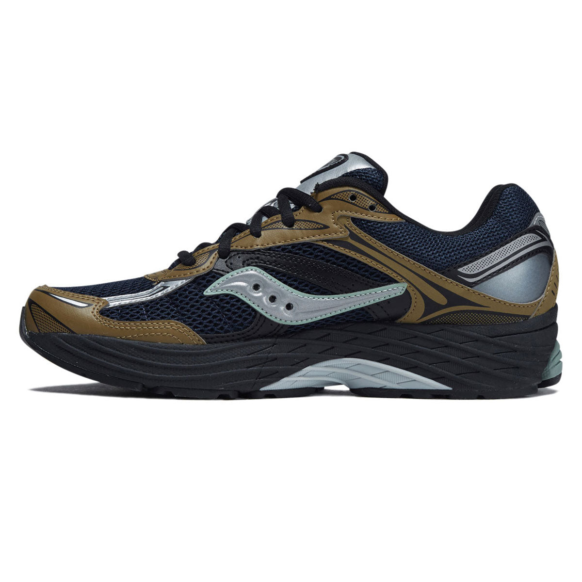 Saucony Progrid Omni 9 Shoes - Brown/Navy image 2