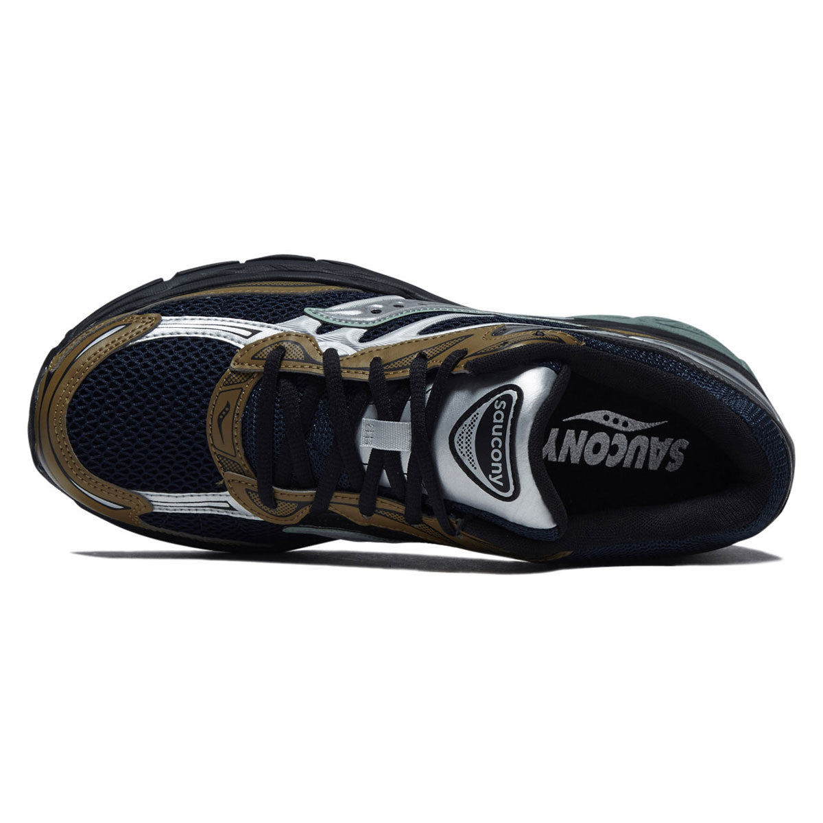 Saucony Progrid Omni 9 Shoes - Brown/Navy image 3