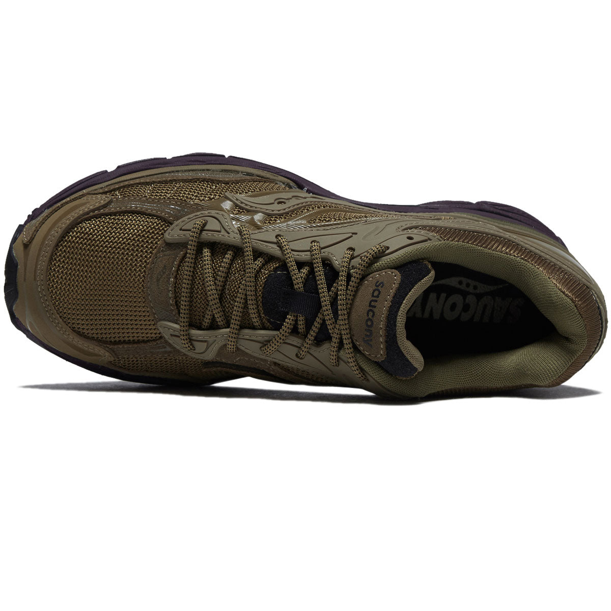 Saucony Progrid Omni 9 Shoes - Brown/Wine image 3