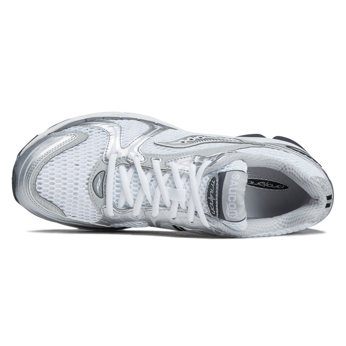 Saucony Progrid Triumph 4 Shoes - White/Silver II image 3