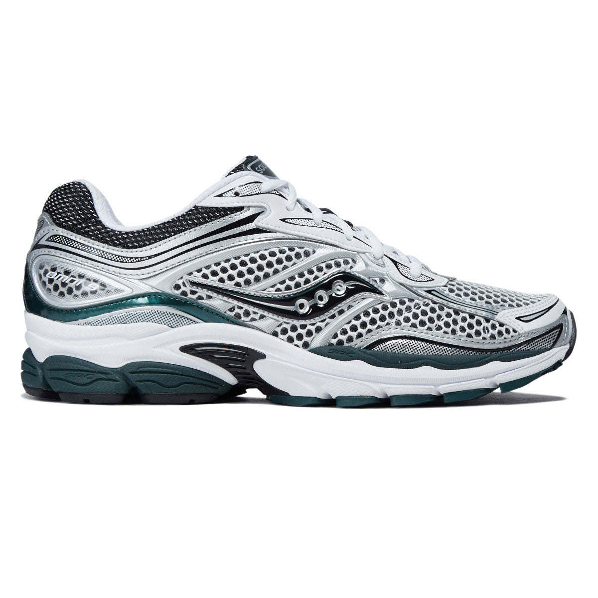 Saucony Progrid Omni 9 Shoes - White/Pine Green image 1