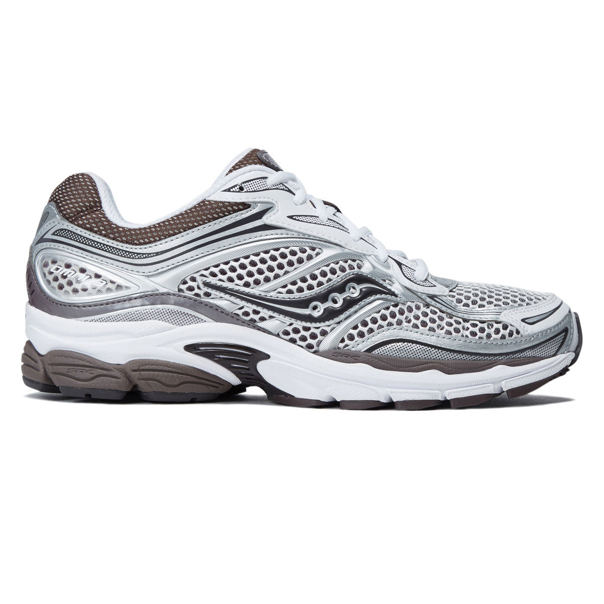 Saucony Progrid Omni 9 Shoes - White/Brown image 1