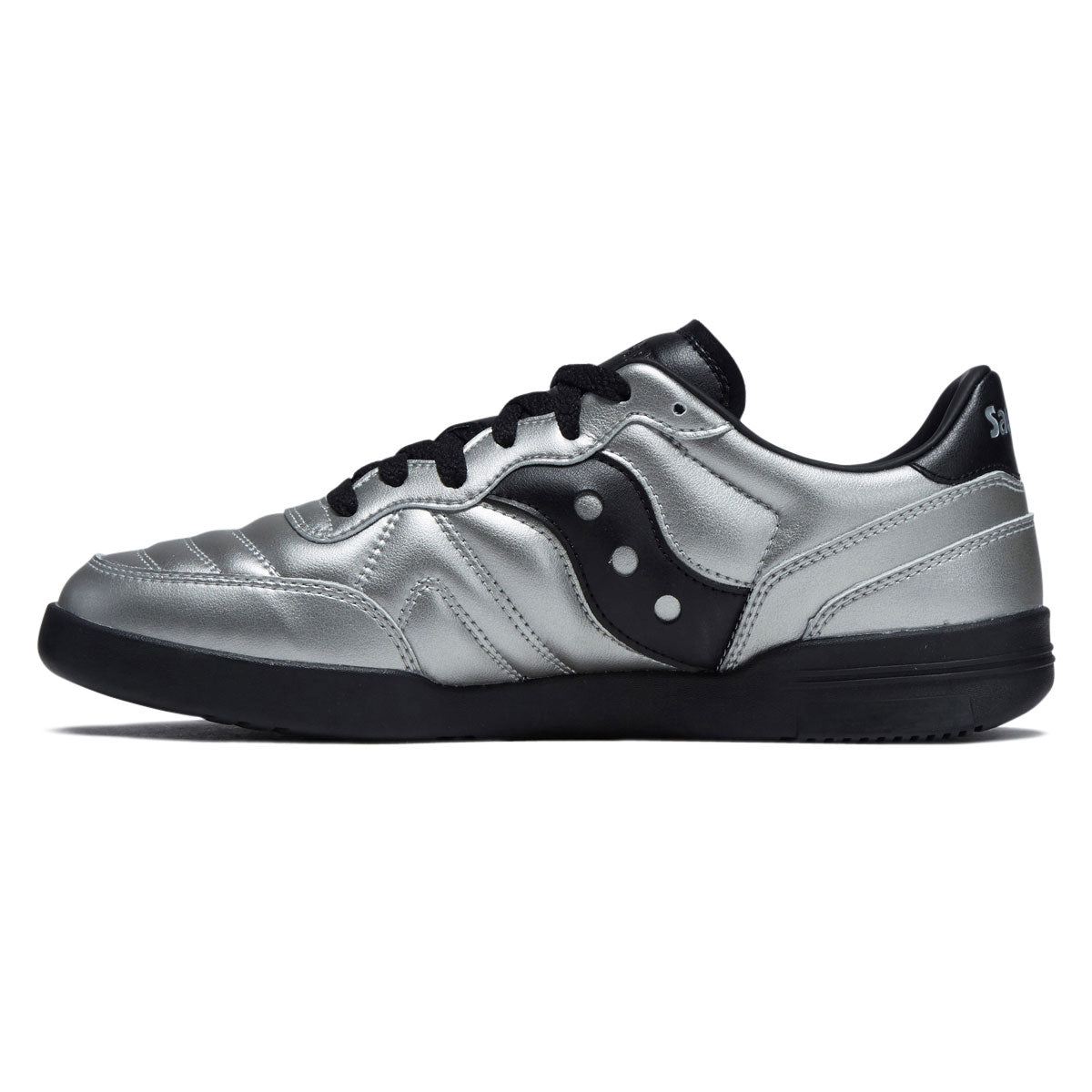 Saucony 586i Shoes - Silver/Black image 2