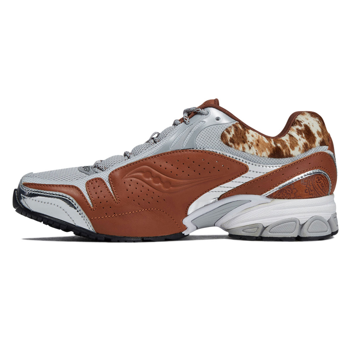 Saucony Progrid V2 Shoes - Silver/Glove image 2