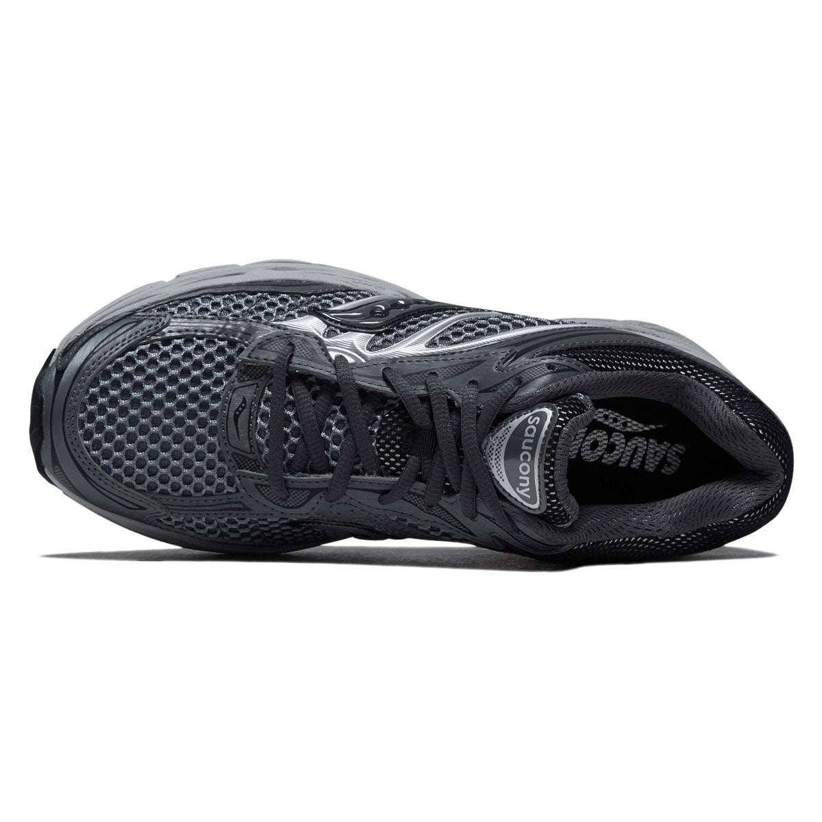 Saucony Progrid Omni 9 Shoes - Carbon/Cadet image 3