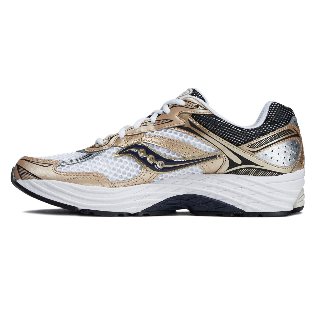 Saucony Progrid Omni 9 Shoes - Aureate/White image 2
