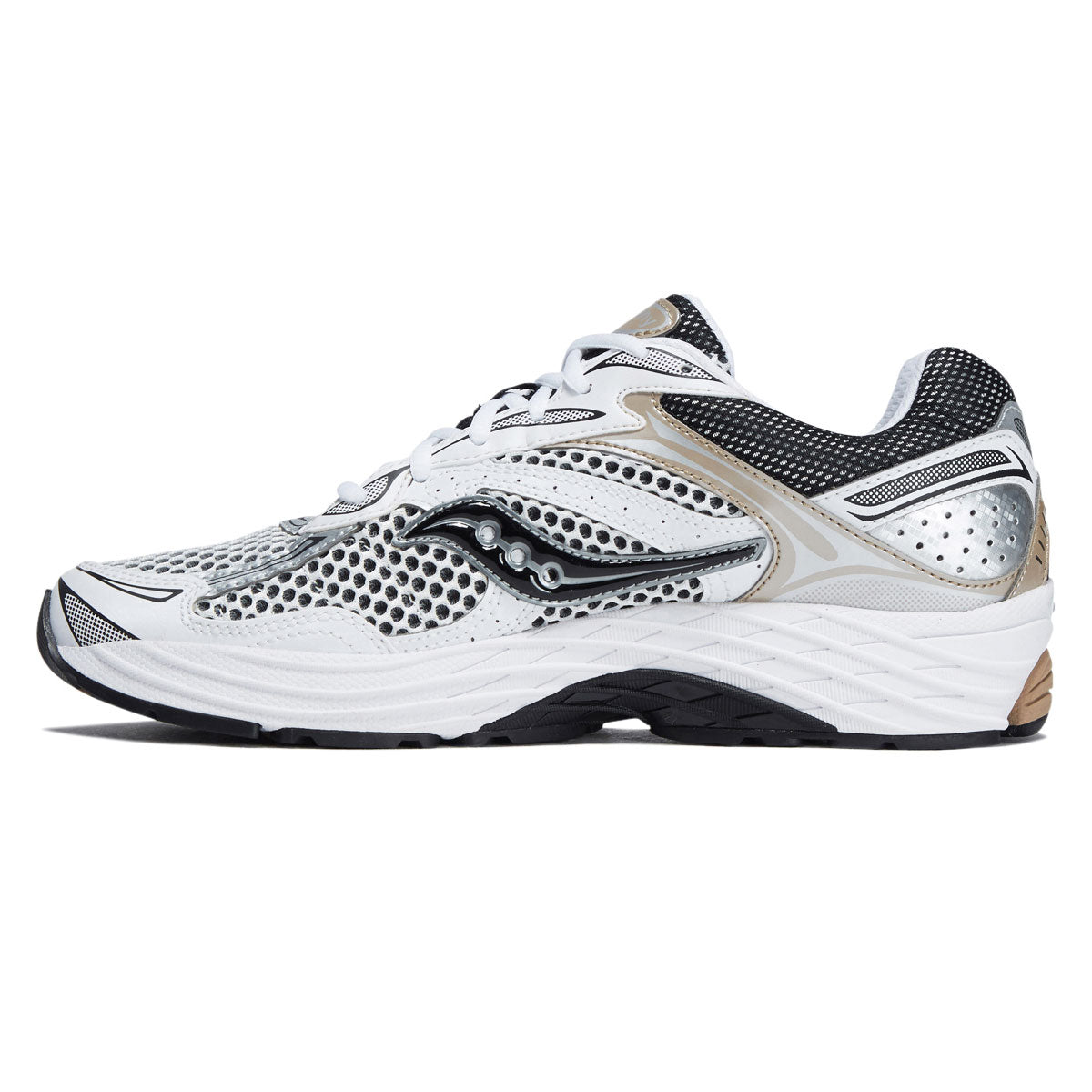 Saucony Progrid Omni 9 Shoes - White/Saddle image 2