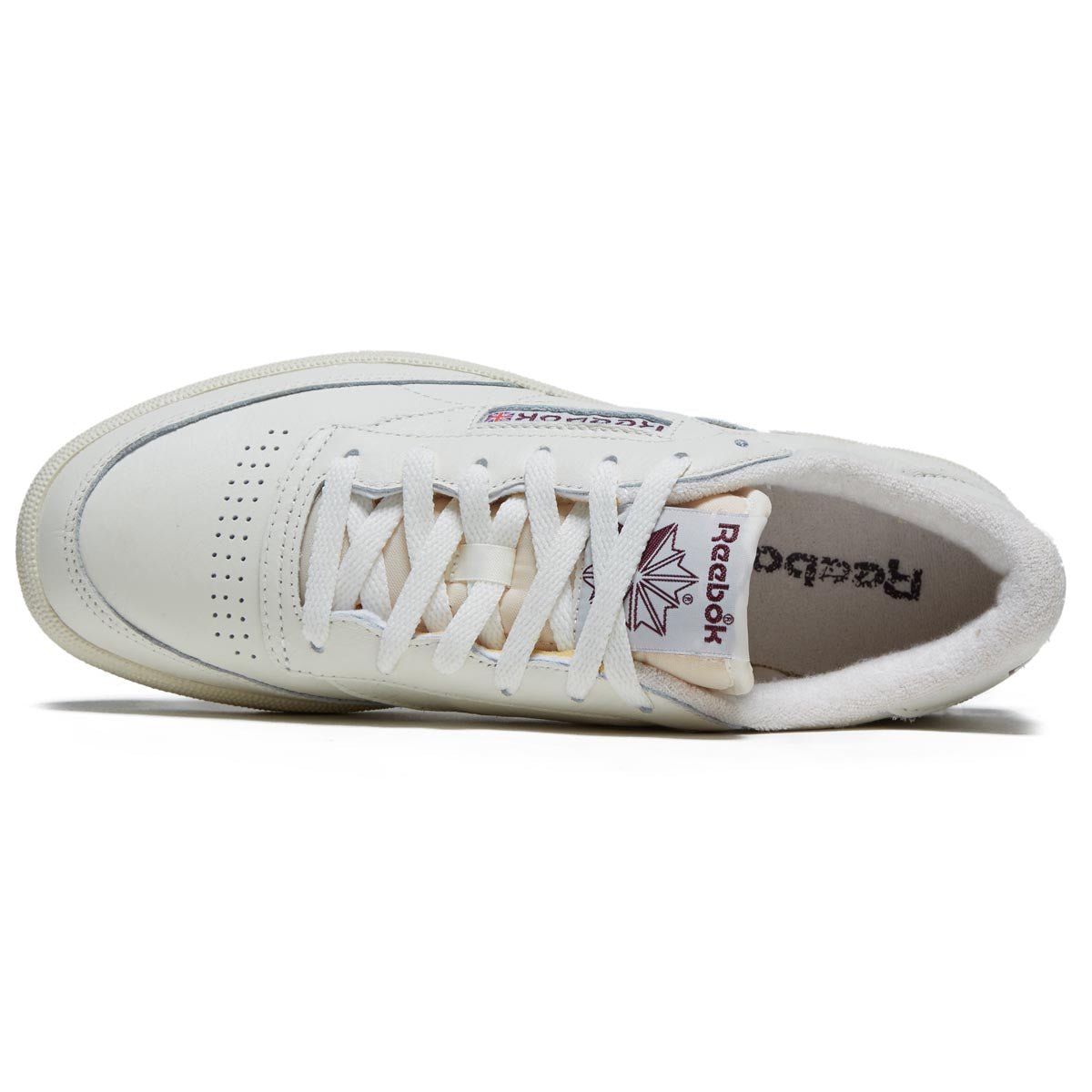 Reebok Club C 85 Vintage Shoes - Chalk/Alabaster/Maroon image 3