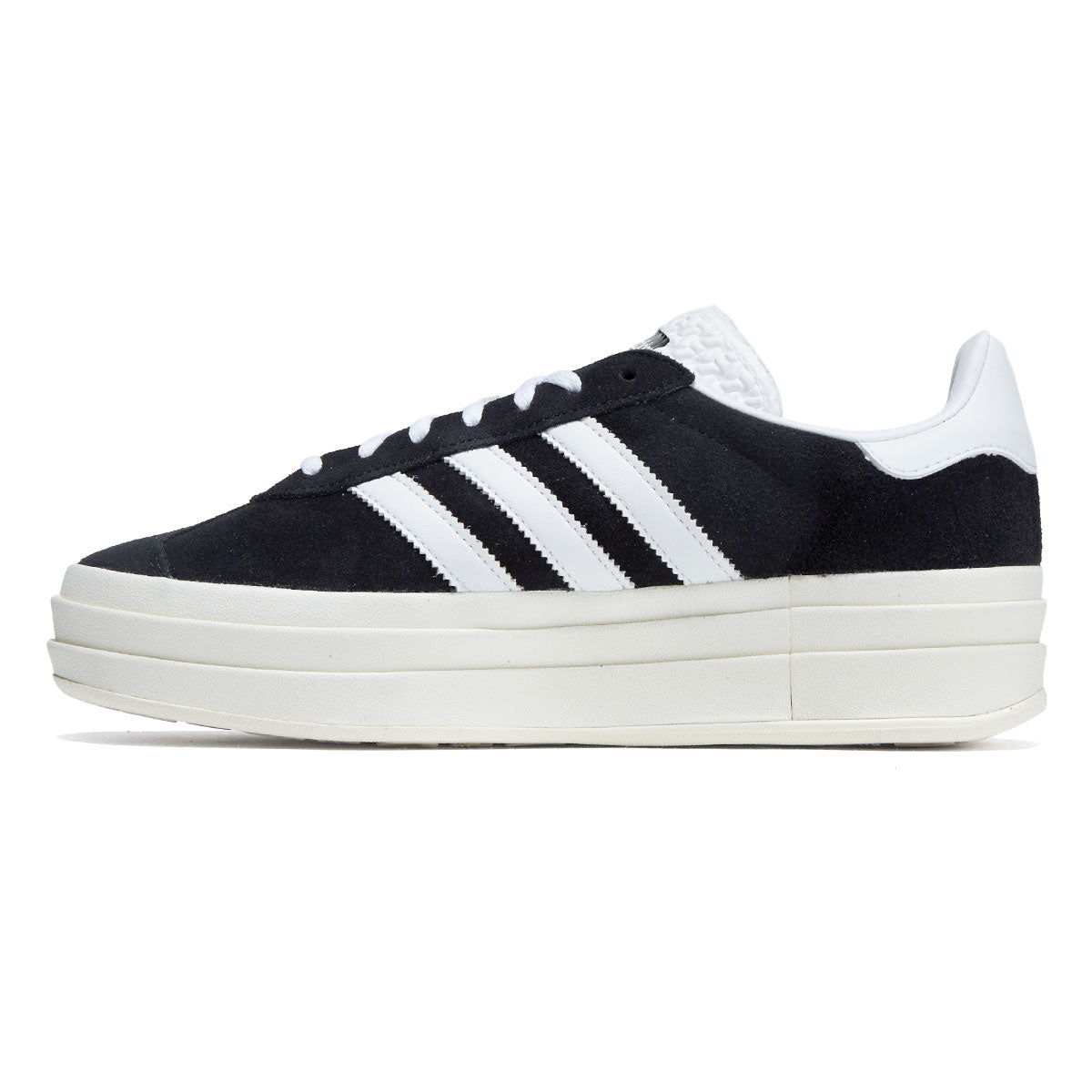 Adidas Womens Gazelle Bold Shoes - Core Black/Ftwr White/Core White image 2