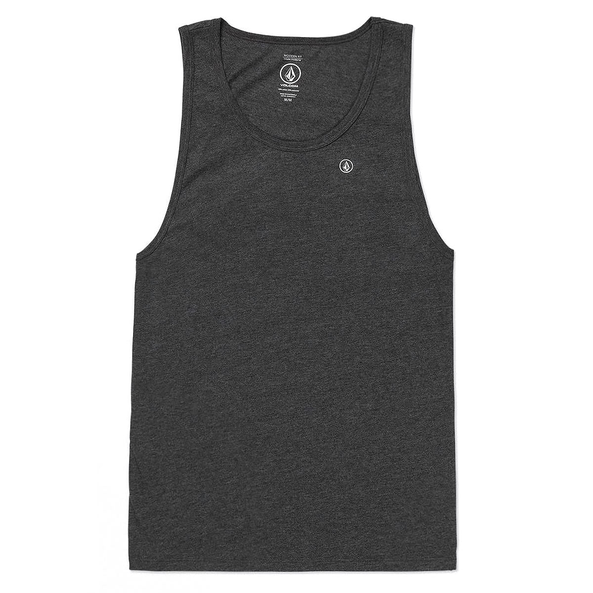 Volcom Solid Heather Tank Top - Dark Black Heather image 1