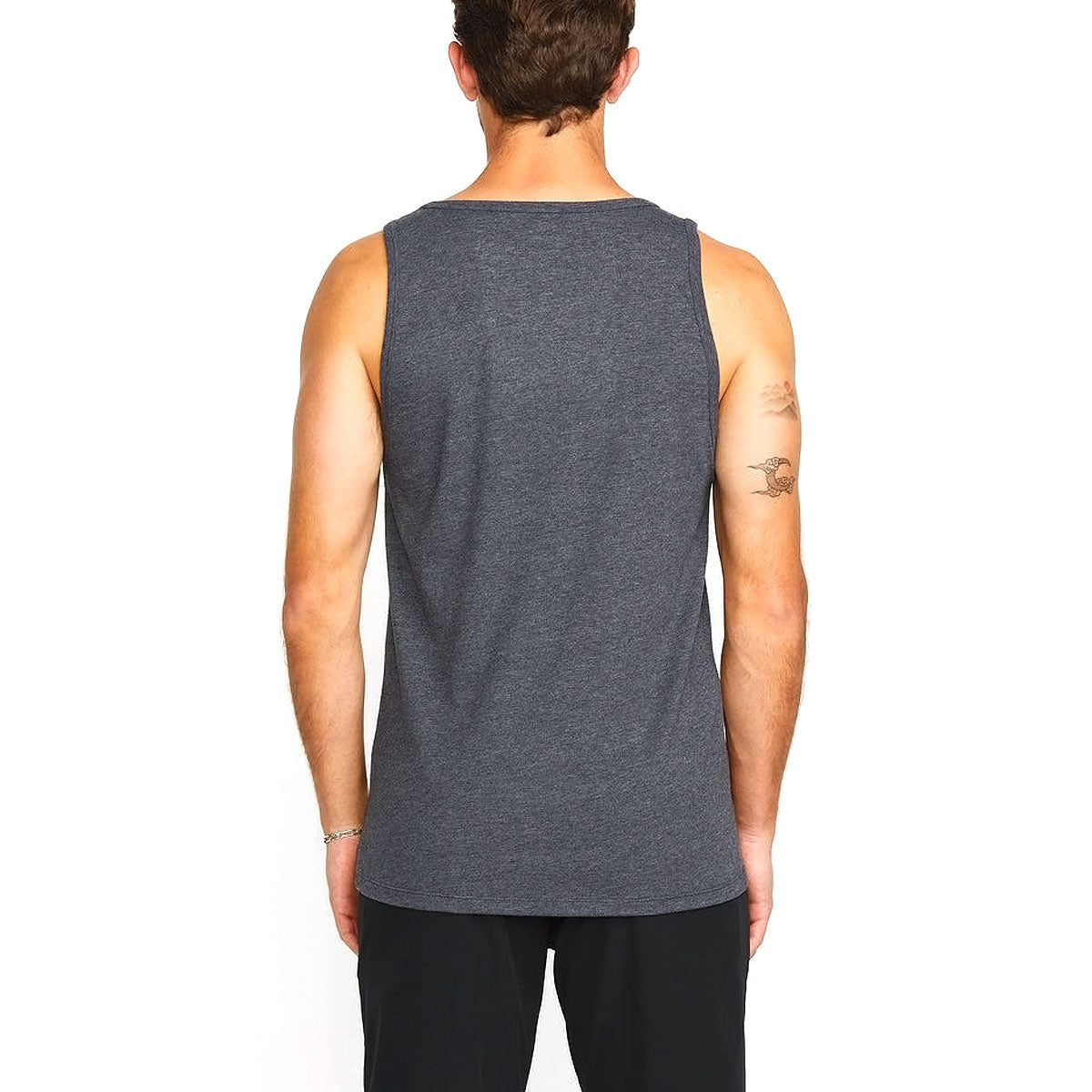 Volcom Solid Heather Tank Top - Dark Black Heather image 3