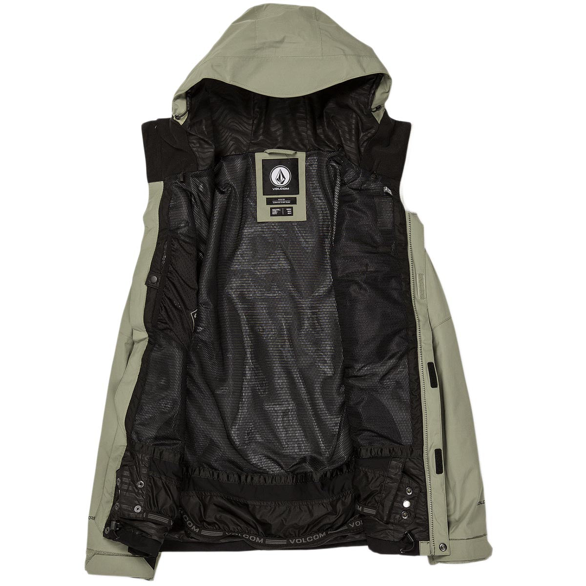 Volcom L Insulated Gore-tex 2024 Snowboard Jacket - Light Military image 4